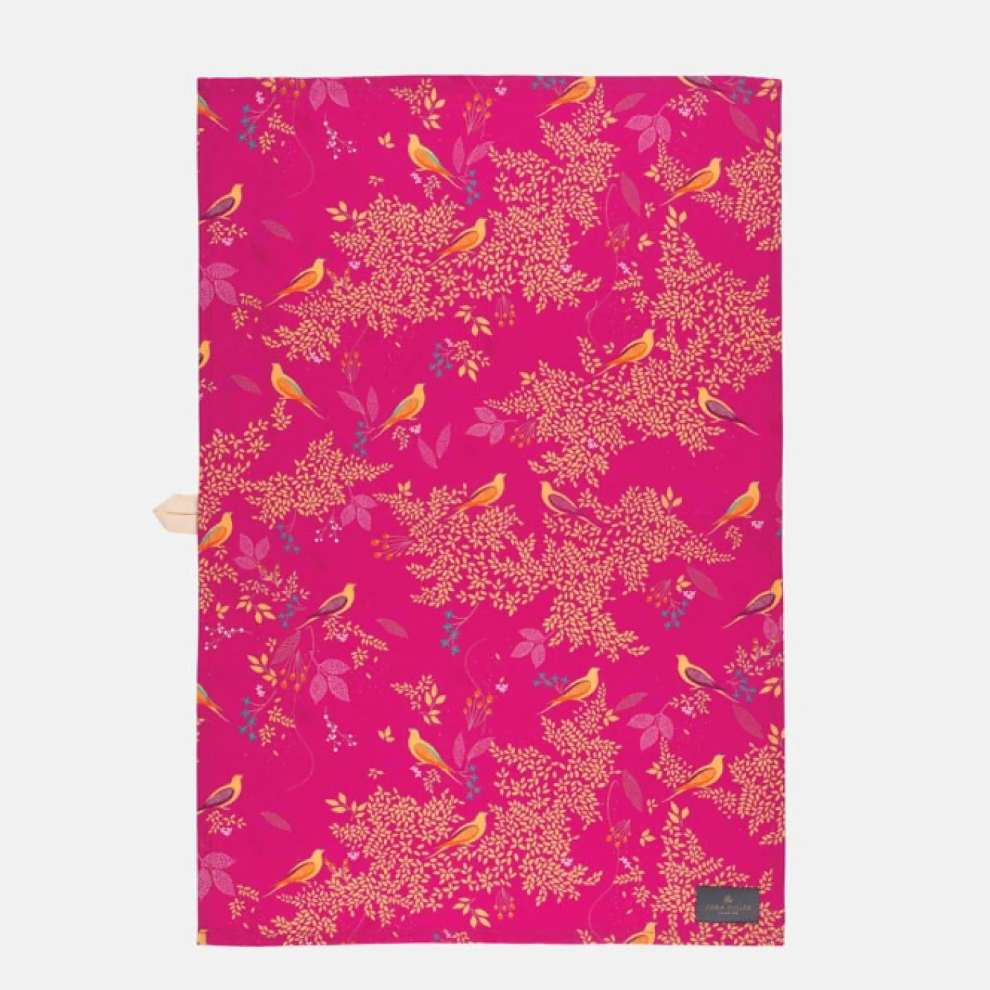 Sara Miller Chelsea Pink Tea Towel