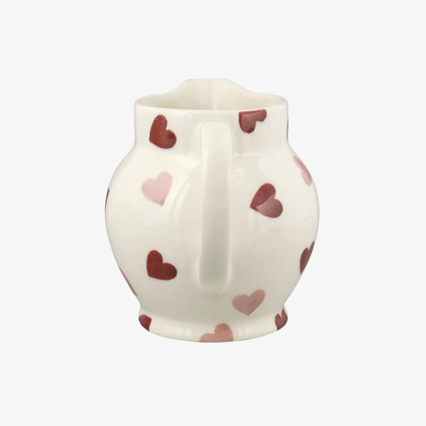 Pink Hearts 1/2 Pint Jug