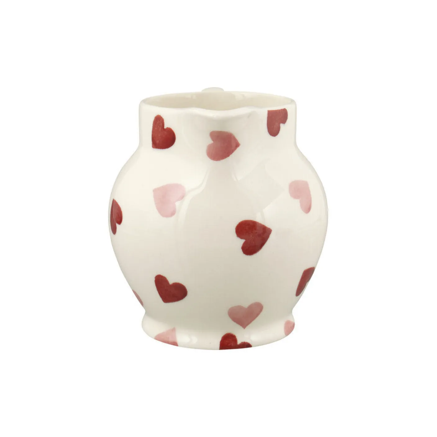 Pink Hearts 1/2 Pint Jug