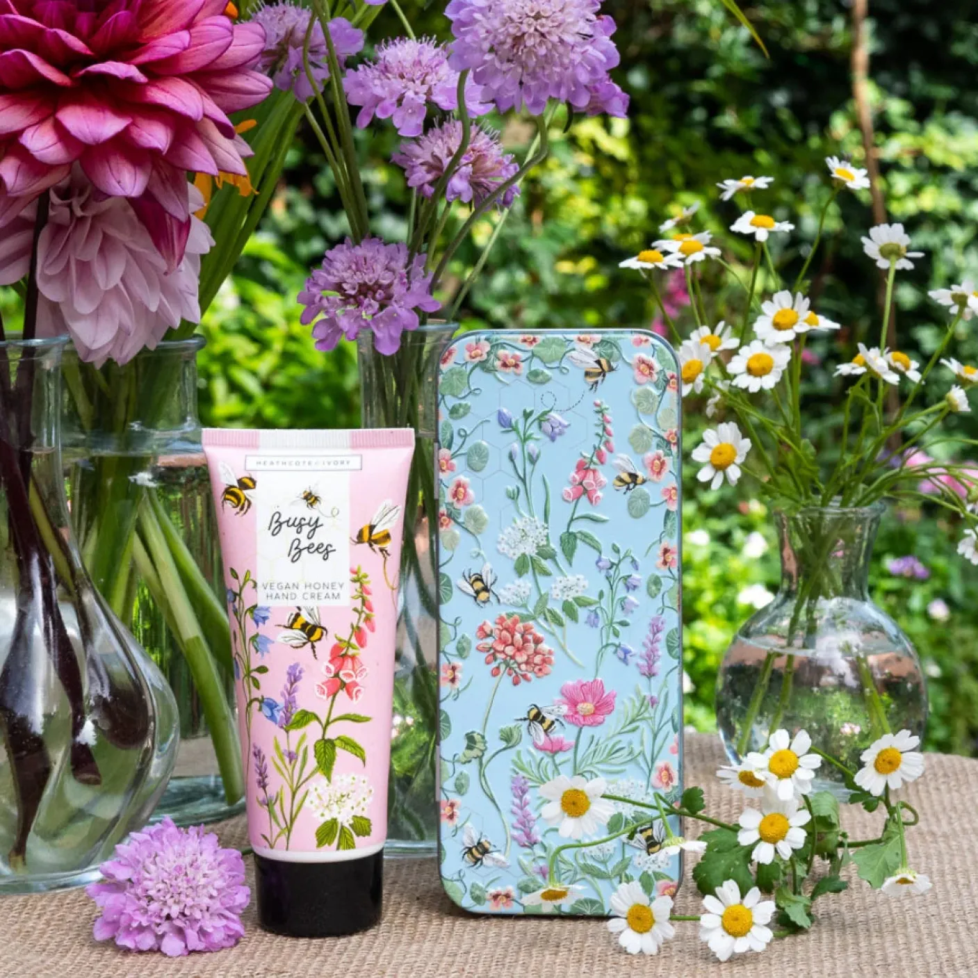 Heathcote & Ivory Busy Bee Vegan Hand Cream Tin