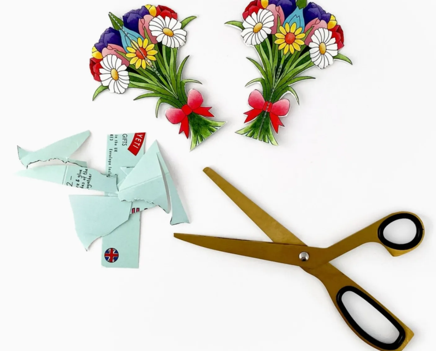 Make Your Own Bouquet Mother's Day Card