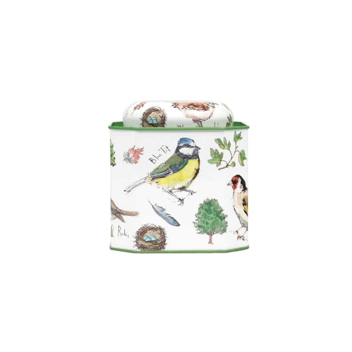 Madeline Floyd Bird Song Dome Lid Tea Caddy