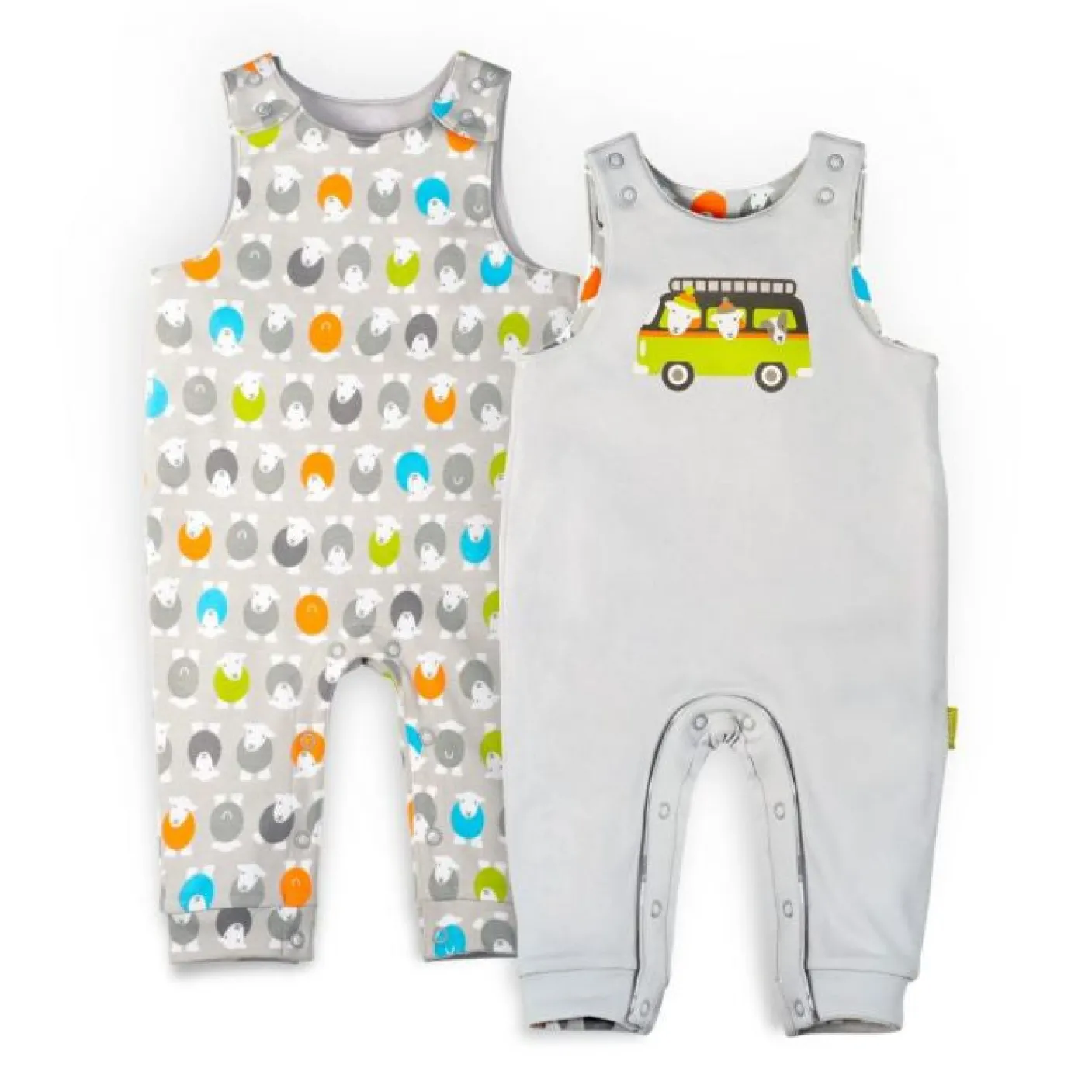 Herdy Camper Baby Reversible Overalls