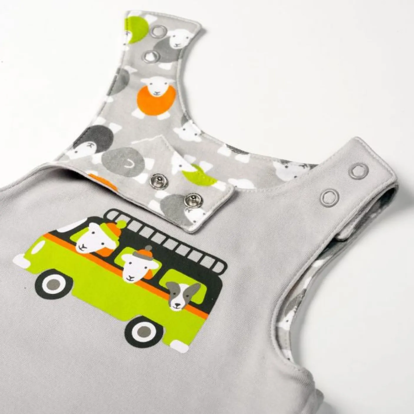 Herdy Camper Baby Reversible Overalls