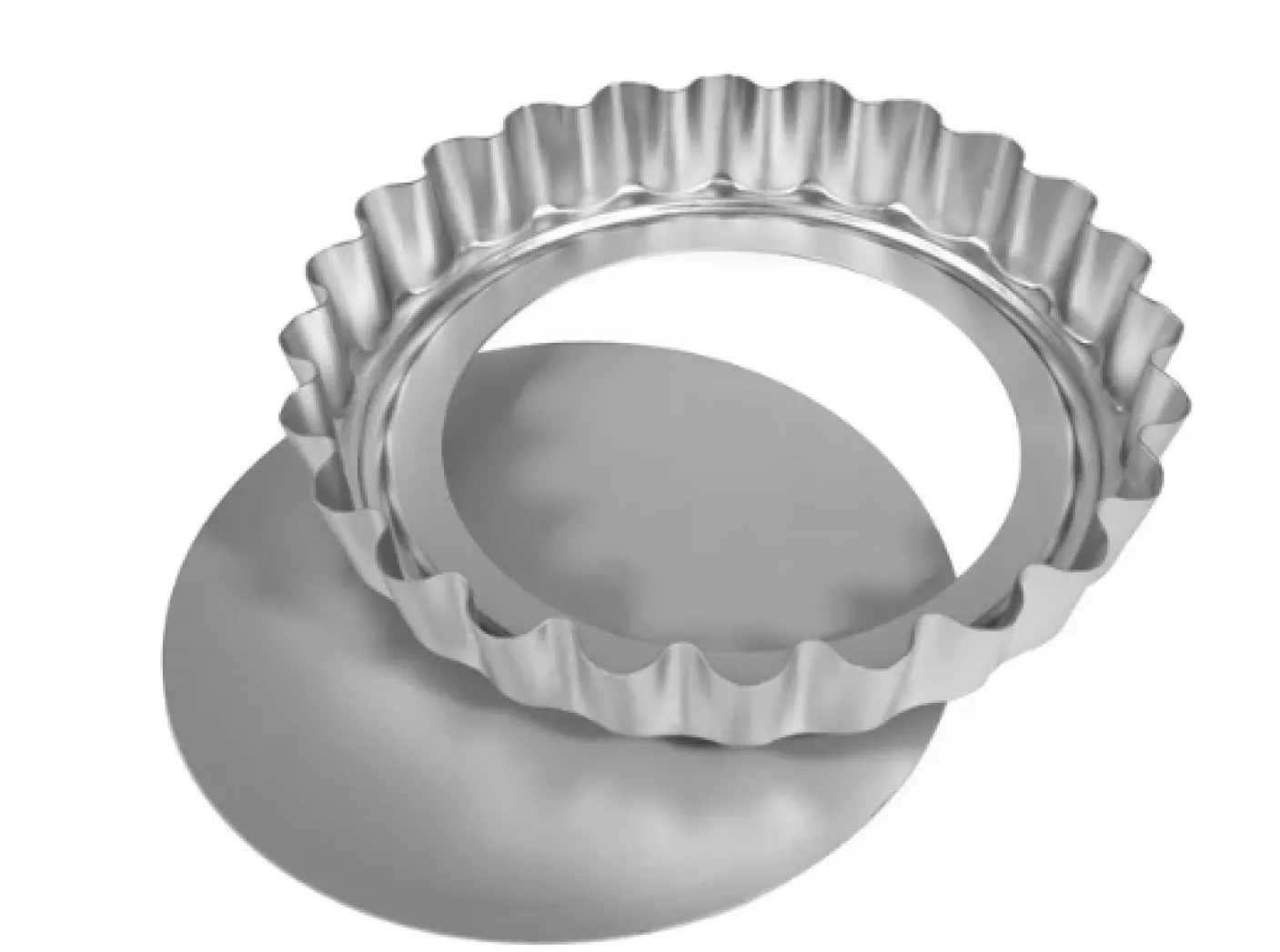 7 inch Deep Fluted Flan Loose Based