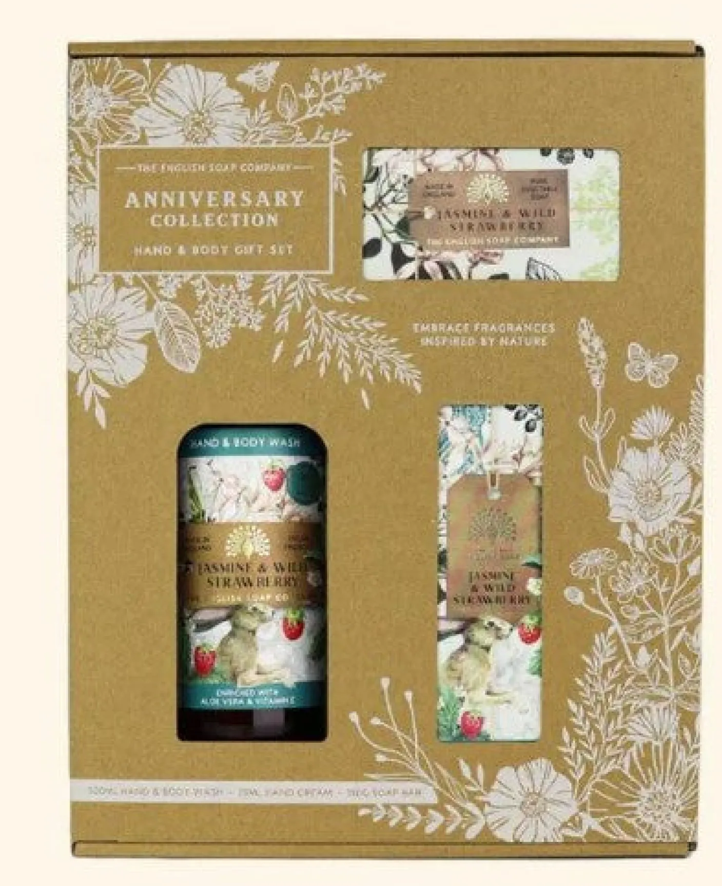 Anniversary Jasmine & Wild Strawberry Hand & Body Gift Set