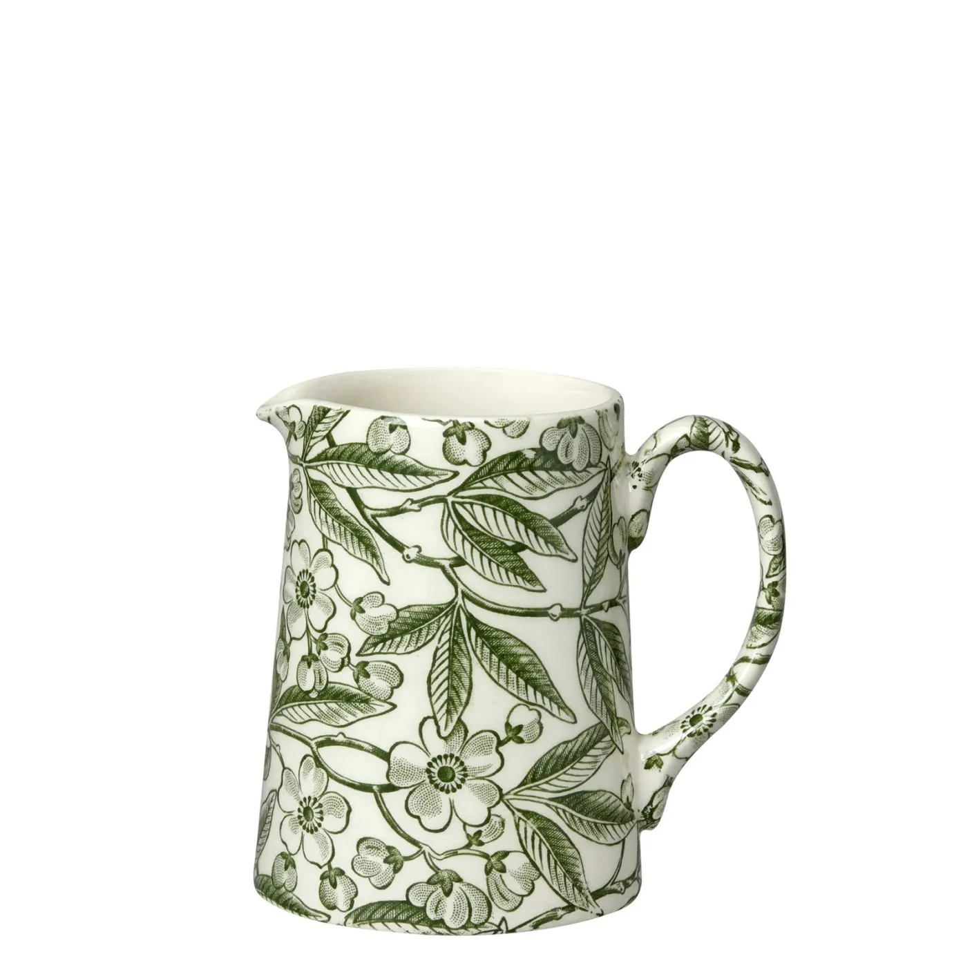 Green Prunus Small Tankard Jug