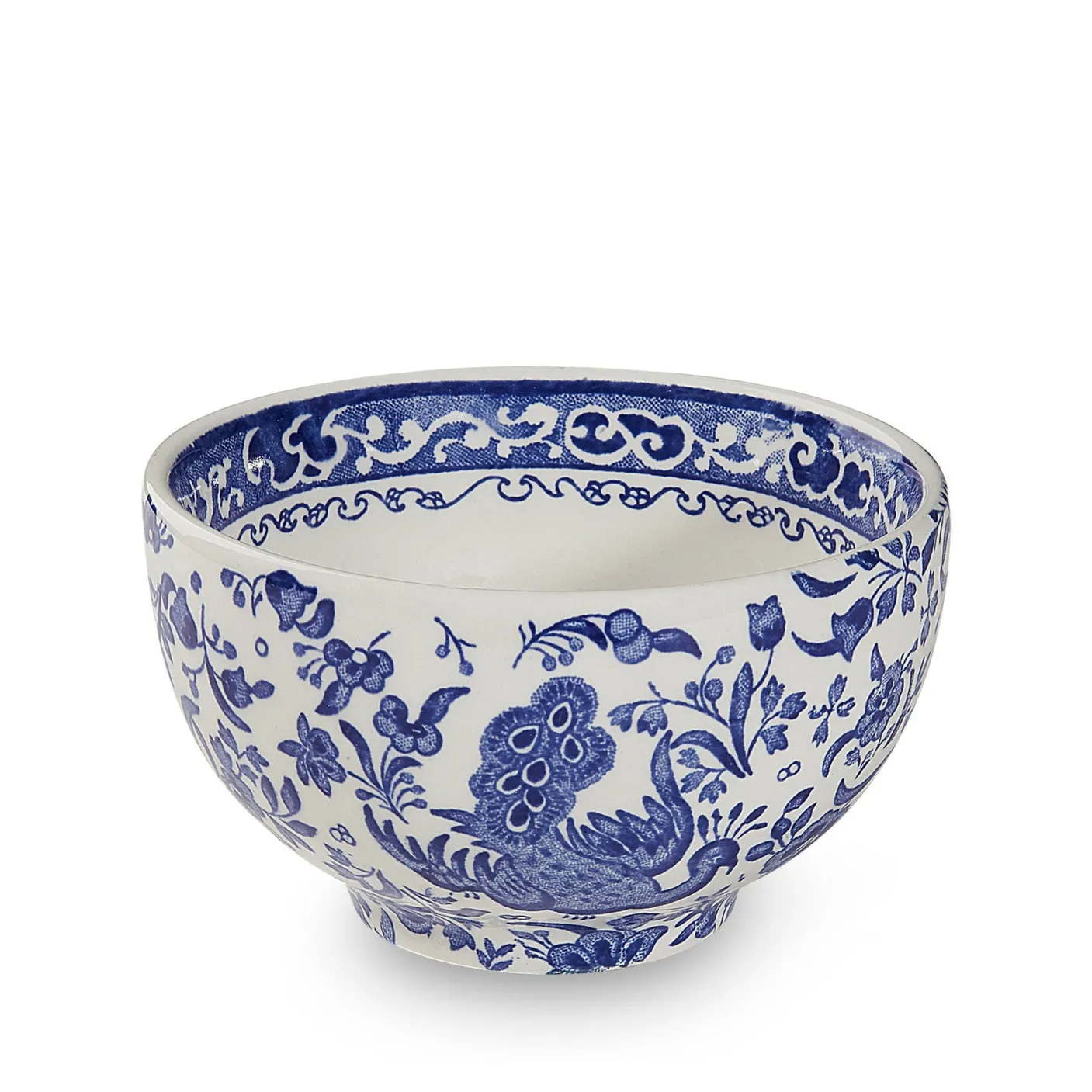 Blue Regal Peacock Mini Footed Bowl - 4.75in/12cm