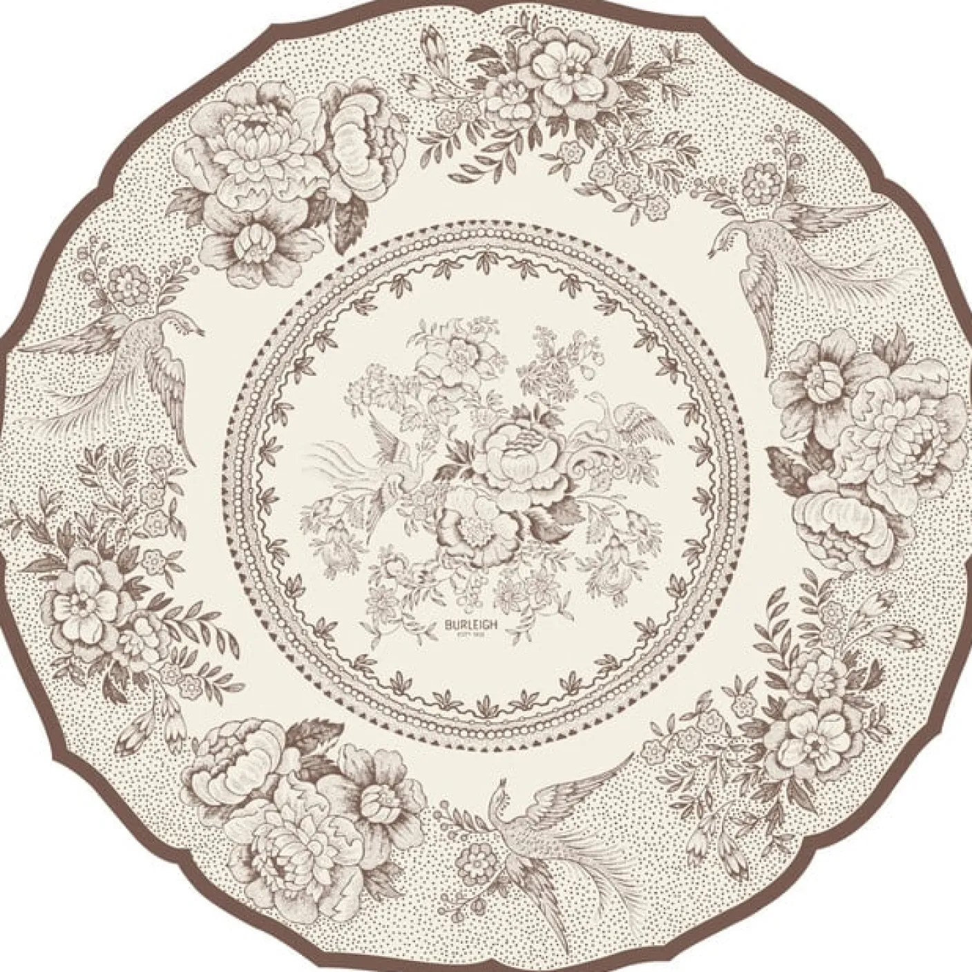 Brown Asiatic Pheasants 12 Paper Placemats