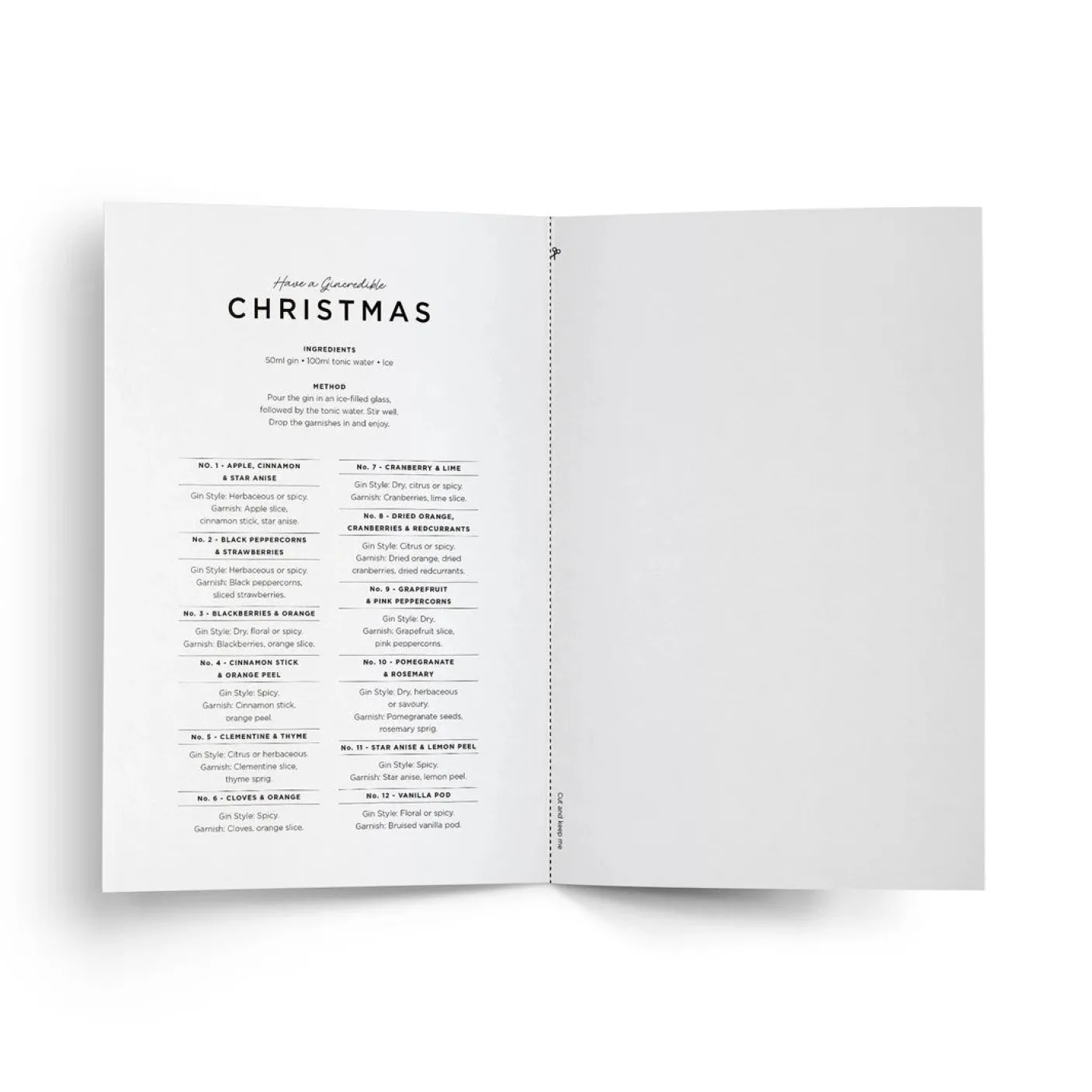 Have a Gincredible Christmas Card