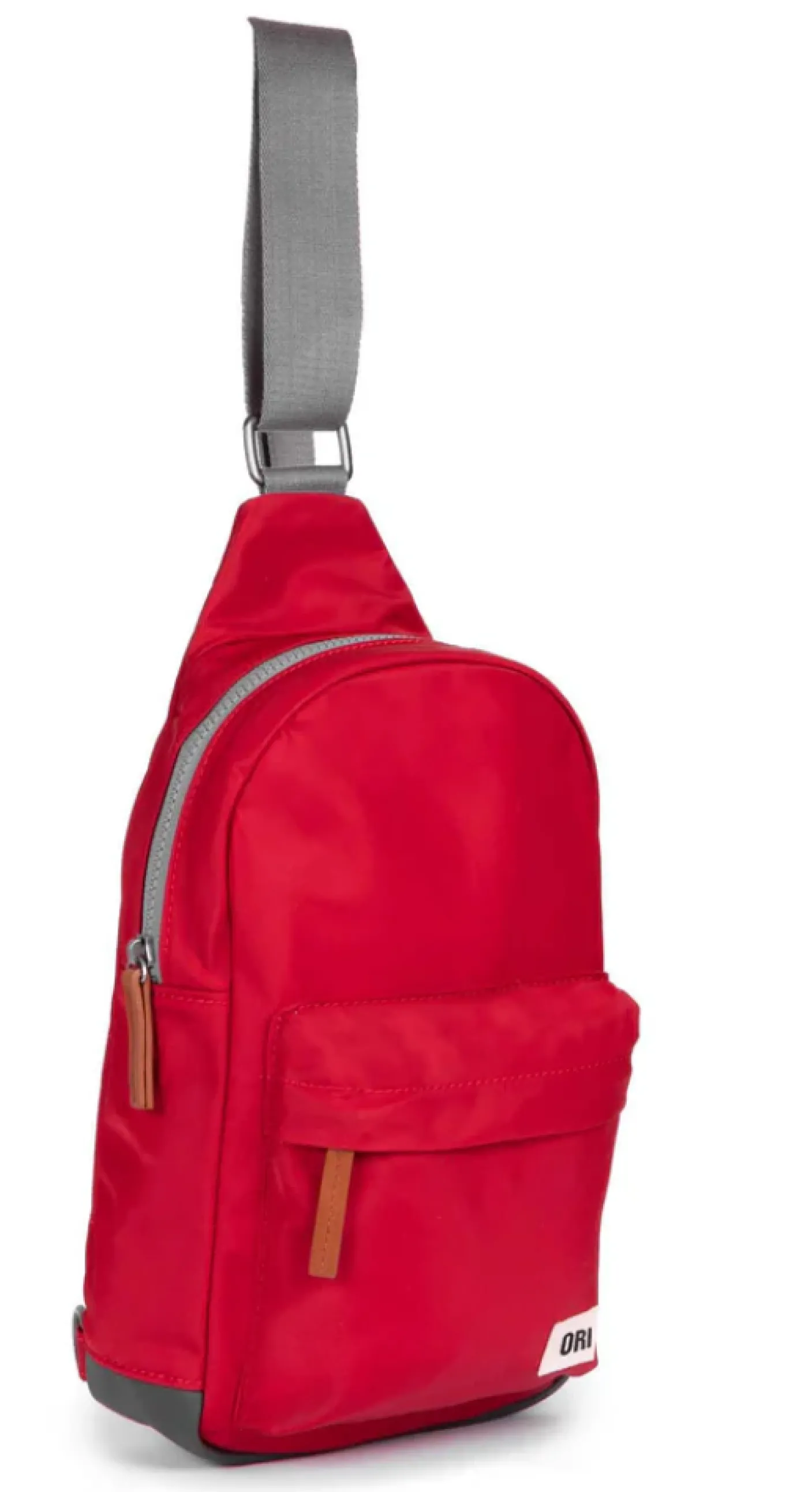 Willesdon B Cranberry Recycled Nylon Crossbody Bag- Large