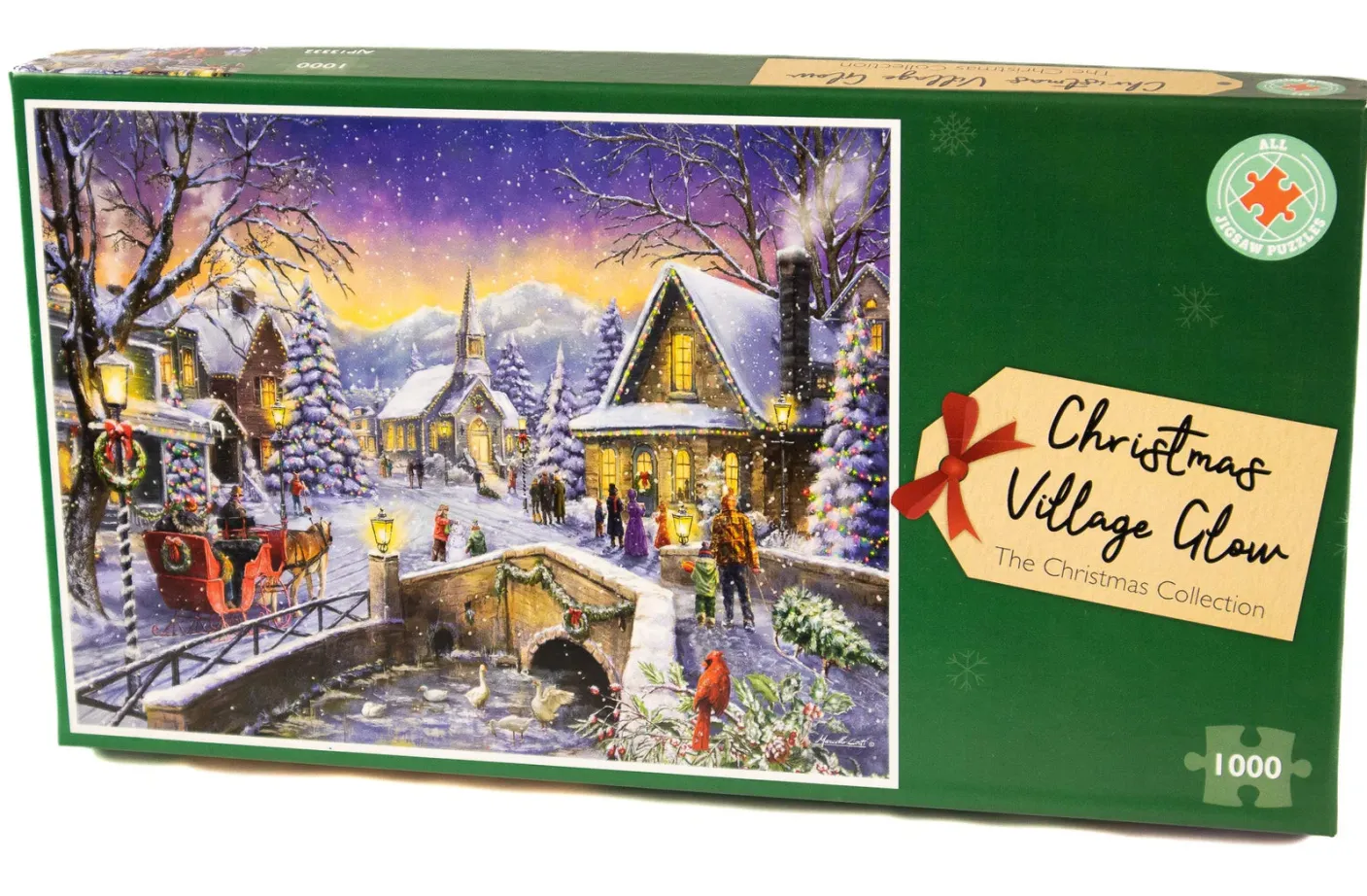 Christmas Village Glow 1000 Piece Jigsaw Puzzle