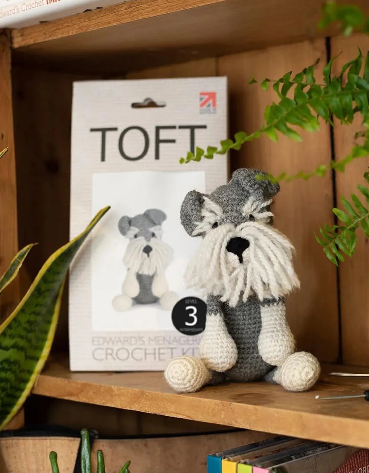Romeo the Schnauzer Crochet Kit