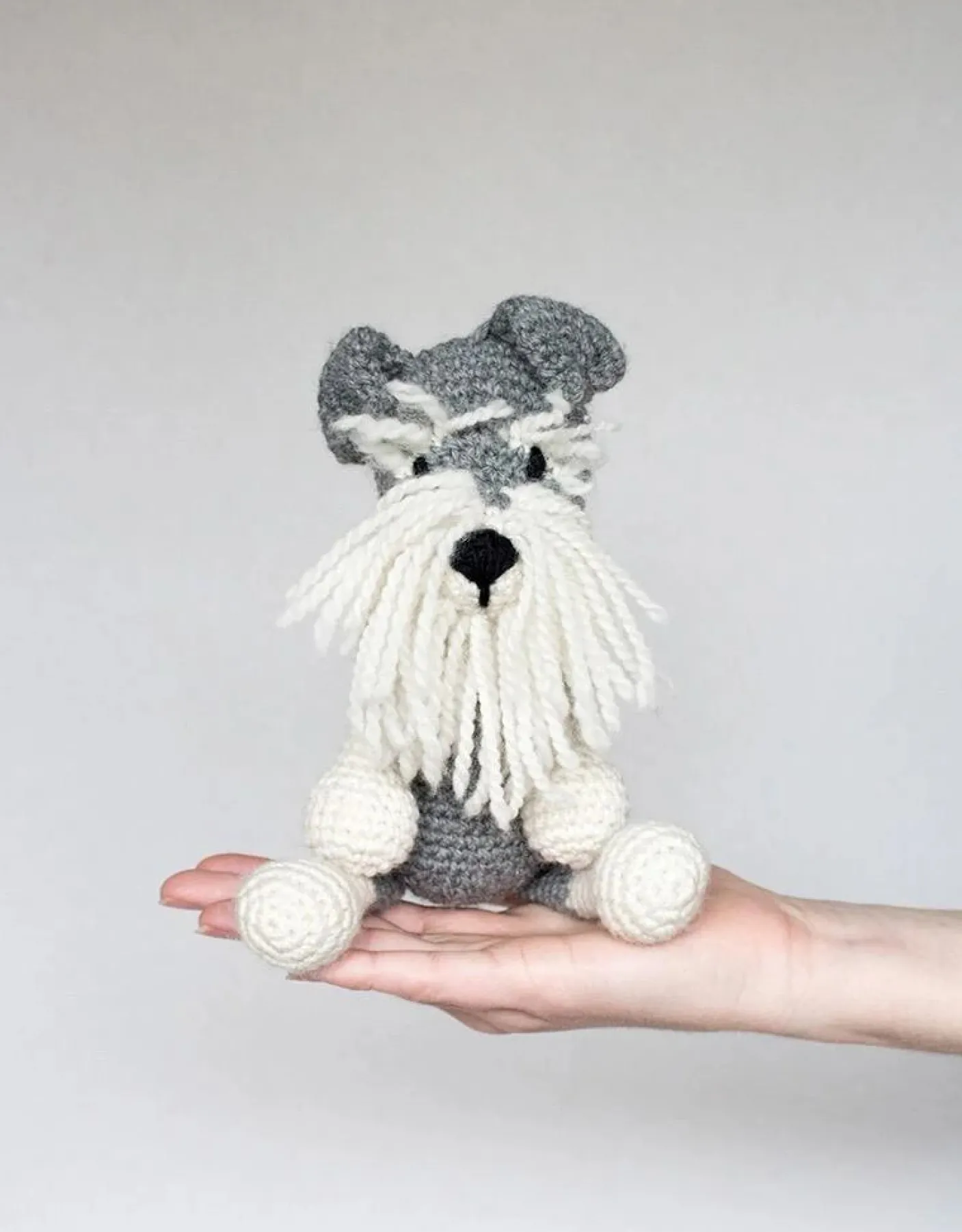 Romeo the Schnauzer Crochet Kit
