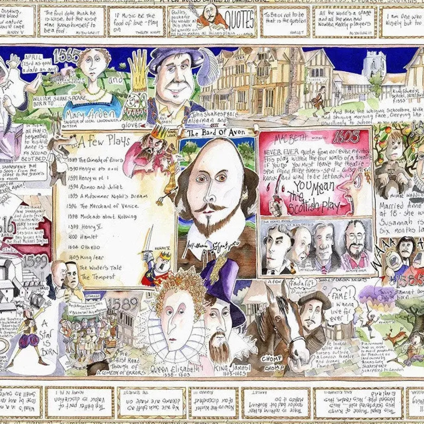 The Bard by Tim Bulmer 1000 piece Jigsaw