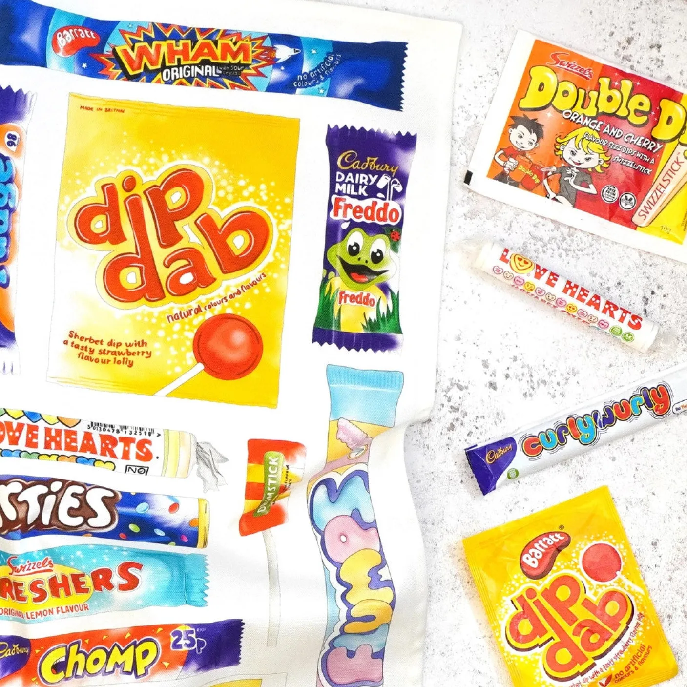 Sweeties Tea Towel by Corinne Alexander