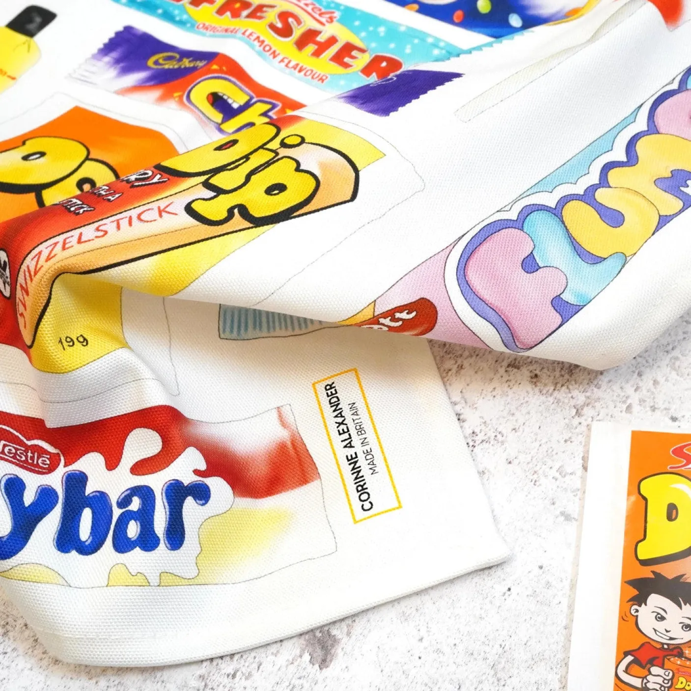 Sweeties Tea Towel by Corinne Alexander