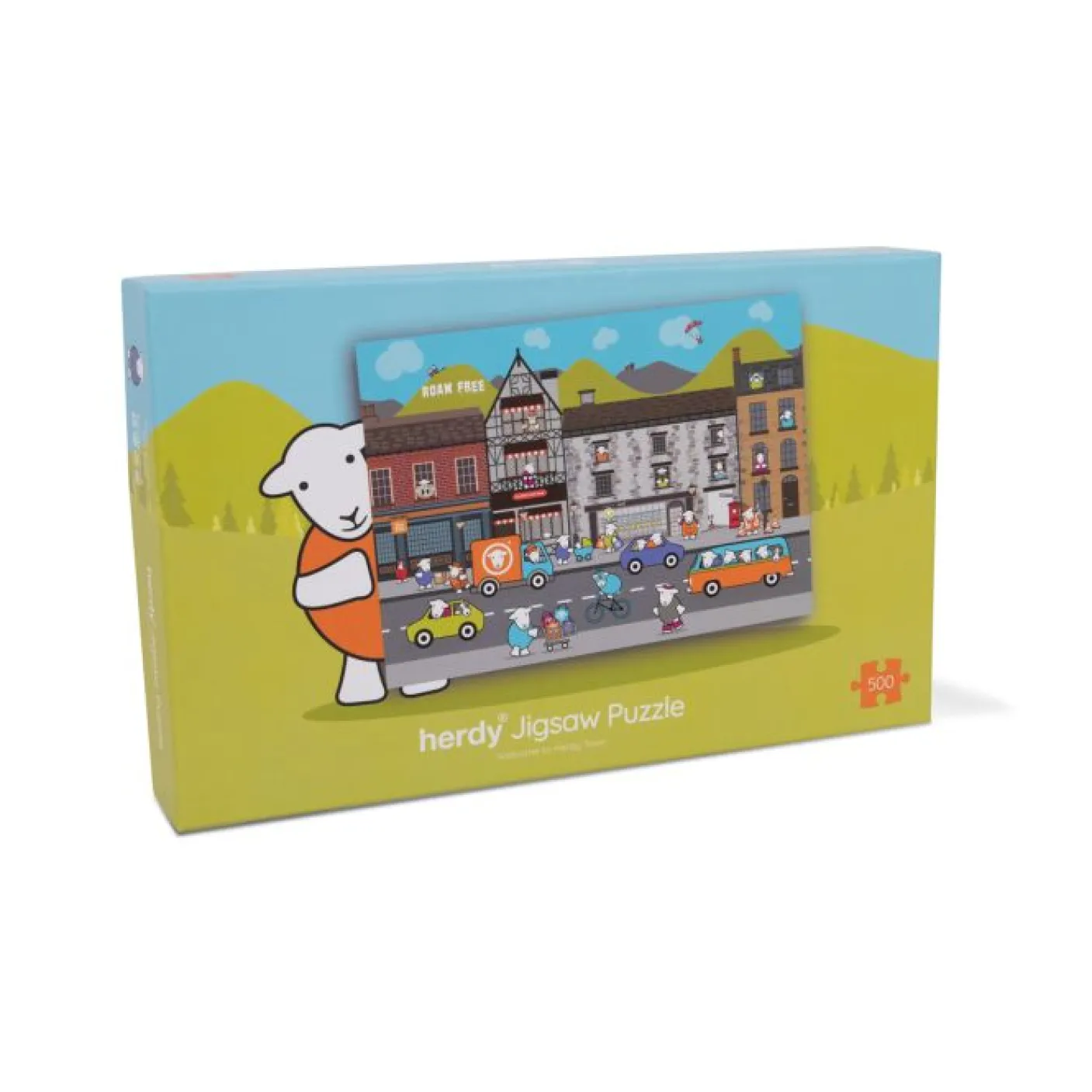 Herdy Town Jigsaw Puzzle - 500 Piece Puzzle
