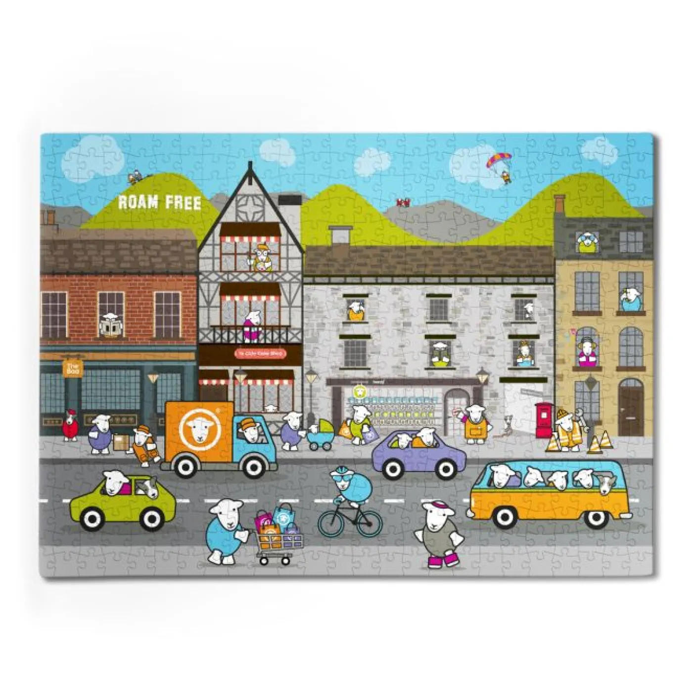 Herdy Town Jigsaw Puzzle - 500 Piece Puzzle