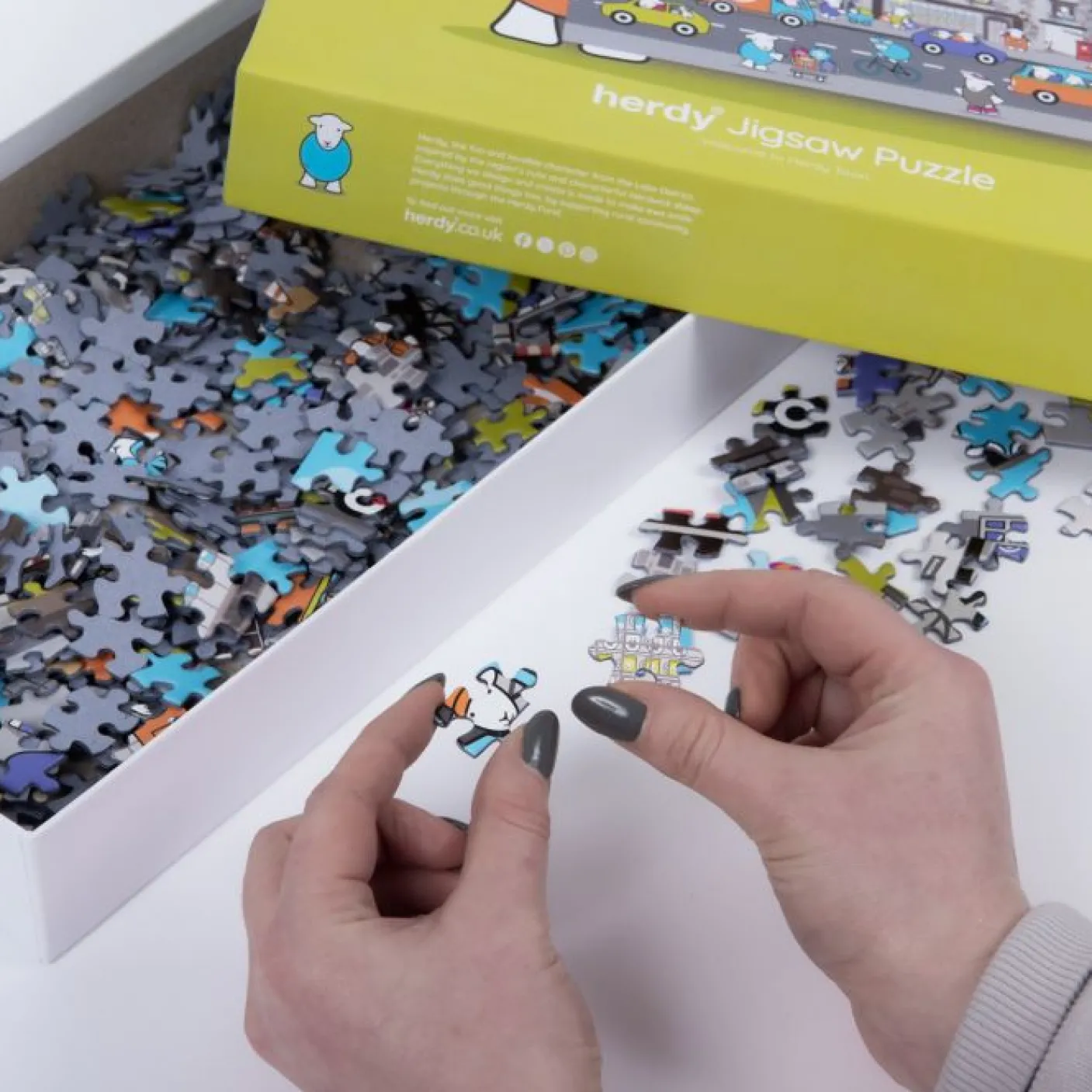 Herdy Town Jigsaw Puzzle - 500 Piece Puzzle