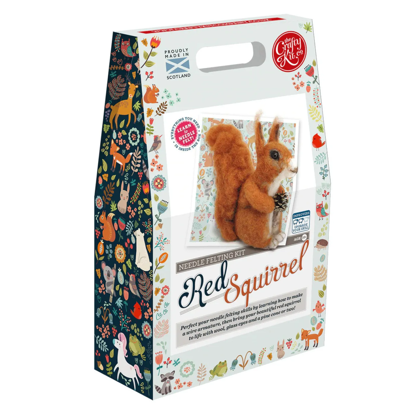 Red Squirrel Needle Felting Kit