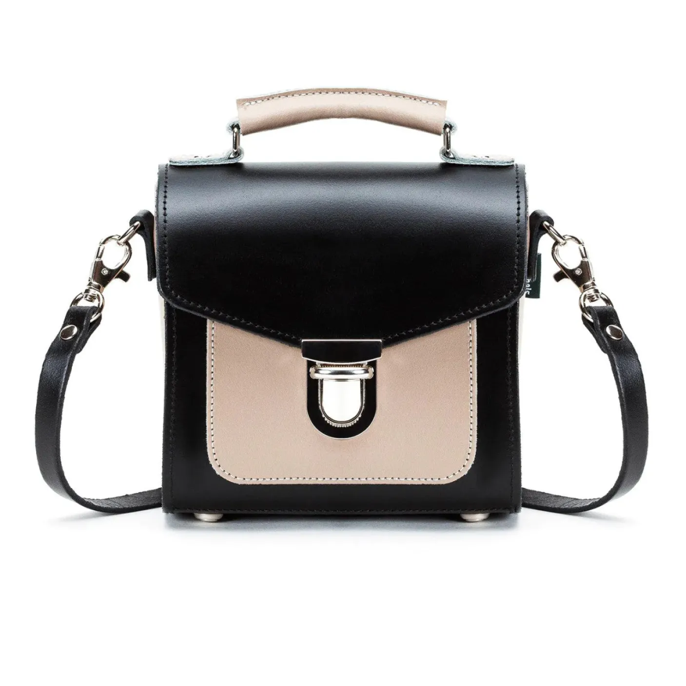 Zatchels Handmade Leather Sugarcube Plus - Cafe Noir