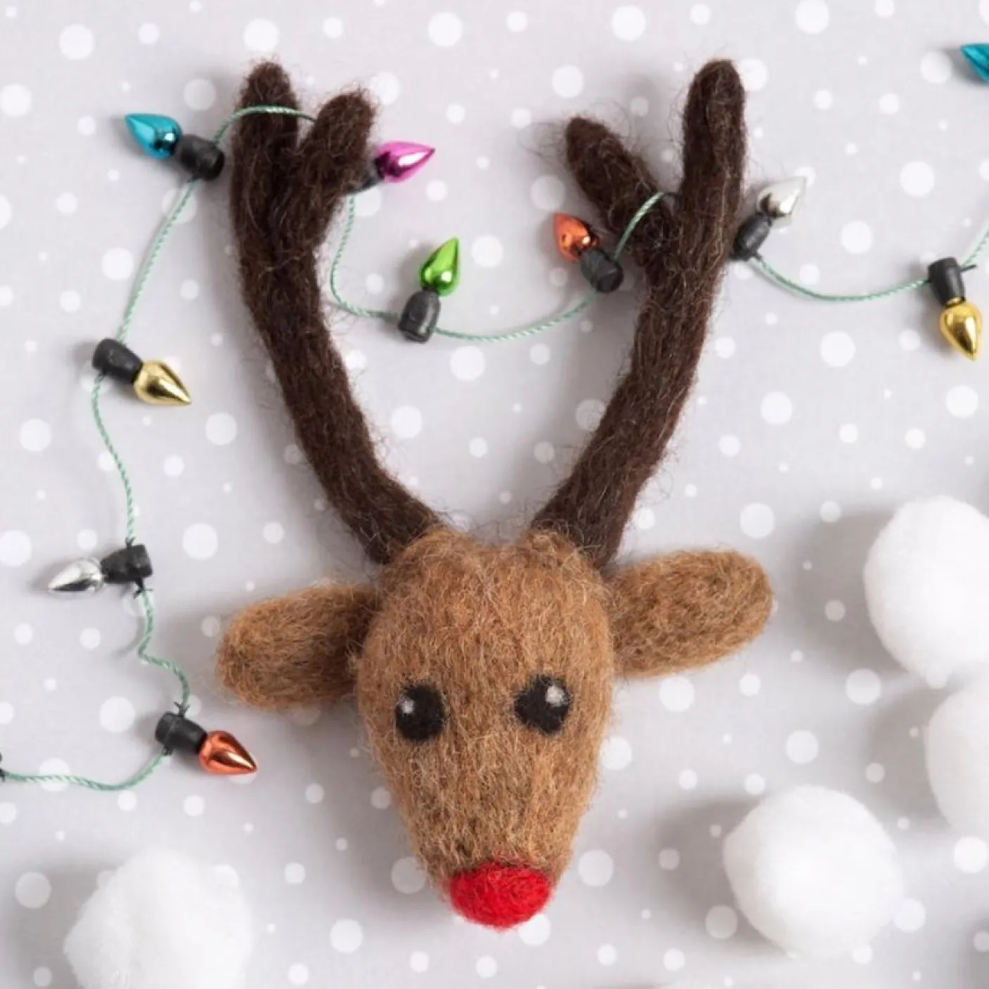 Rudolph Brooch Felting Kit