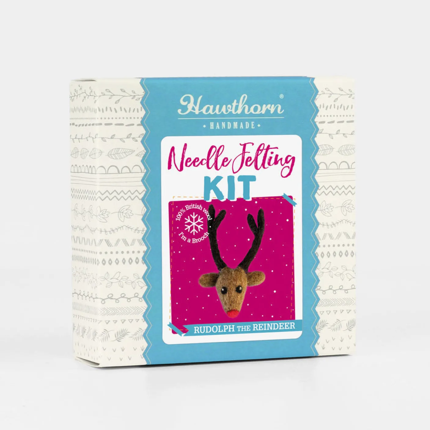 Rudolph Brooch Felting Kit