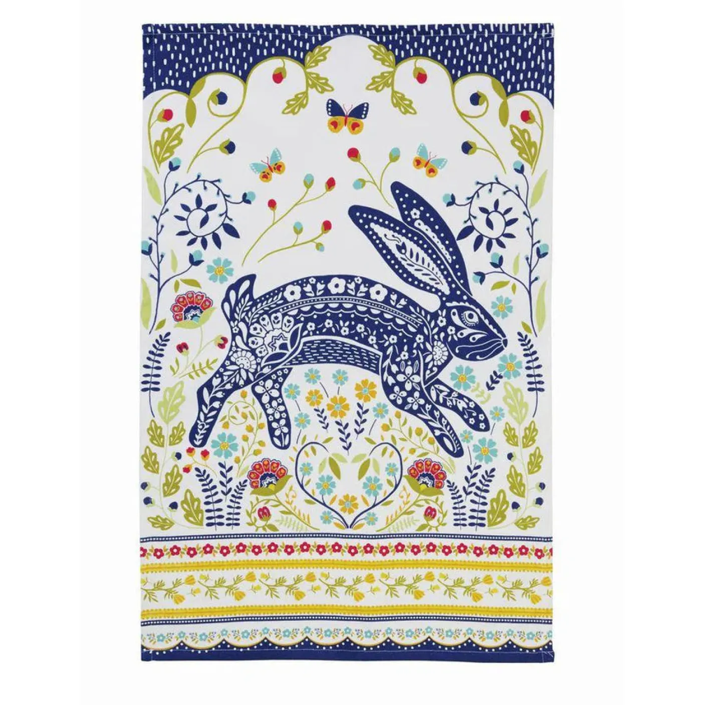 Woodland Hare Cotton Tea Towel