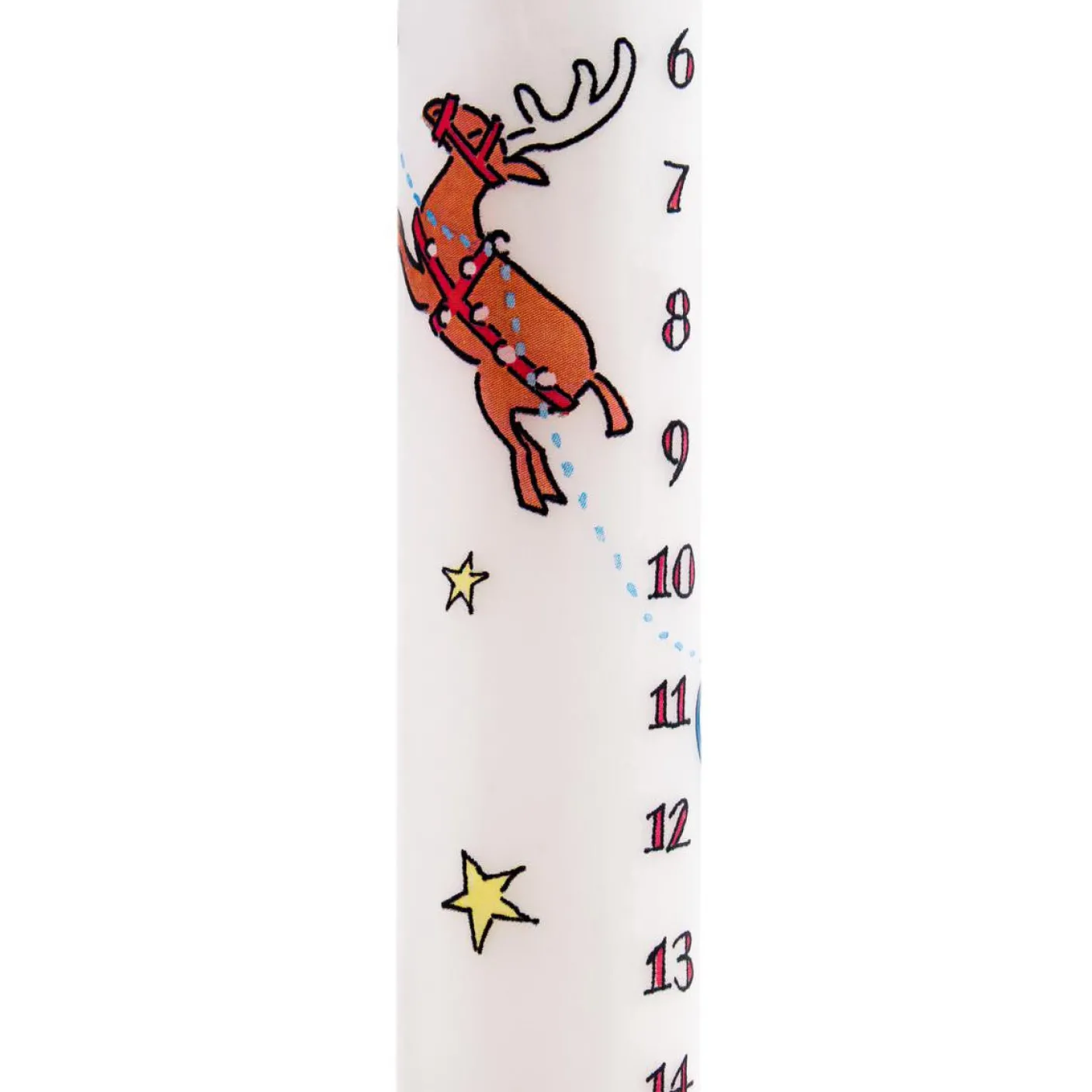 Santa's Sleigh Advent Candle
