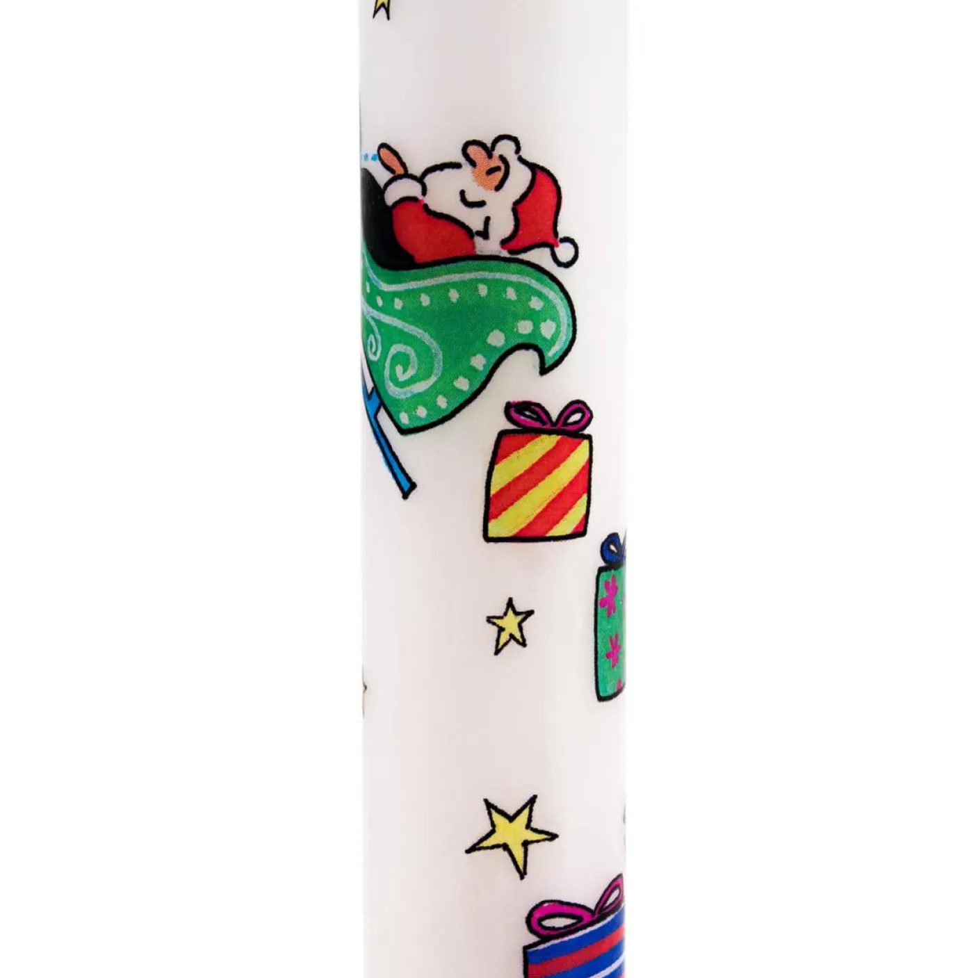 Santa's Sleigh Advent Candle