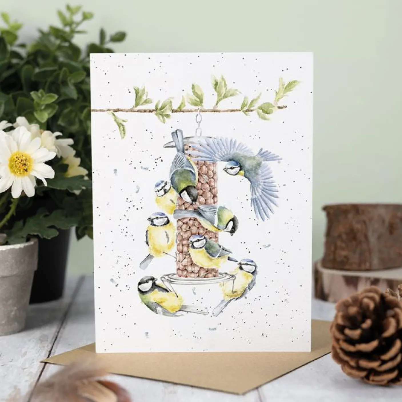 'Bon Appetit' Bluetit Greetings Card