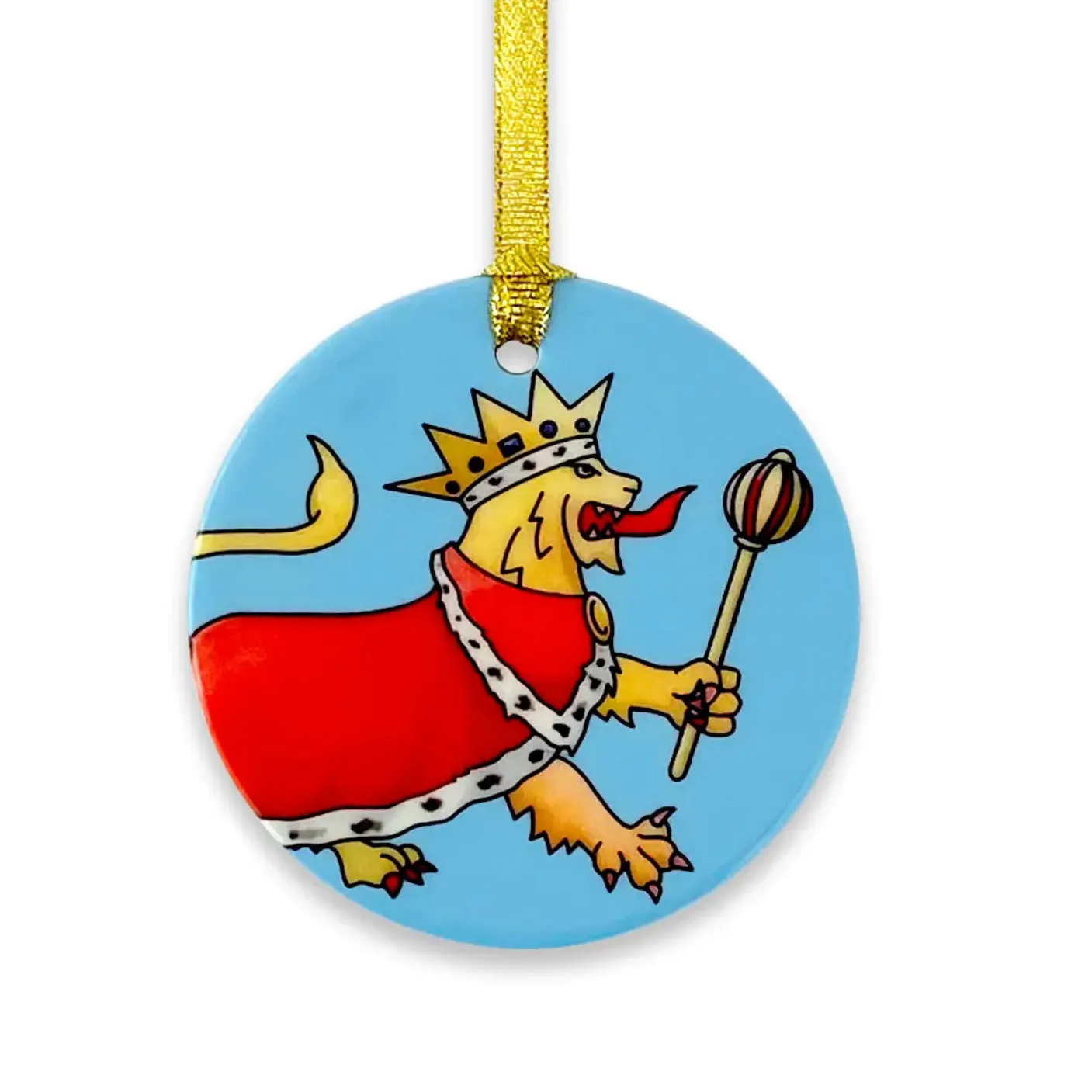 English Lion Tree Decorations