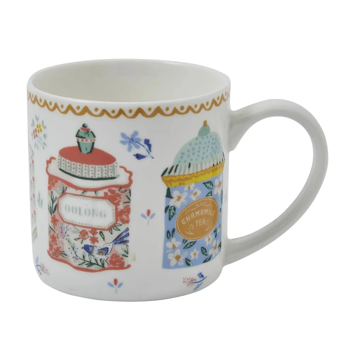 Tea Tins Bone China Mug