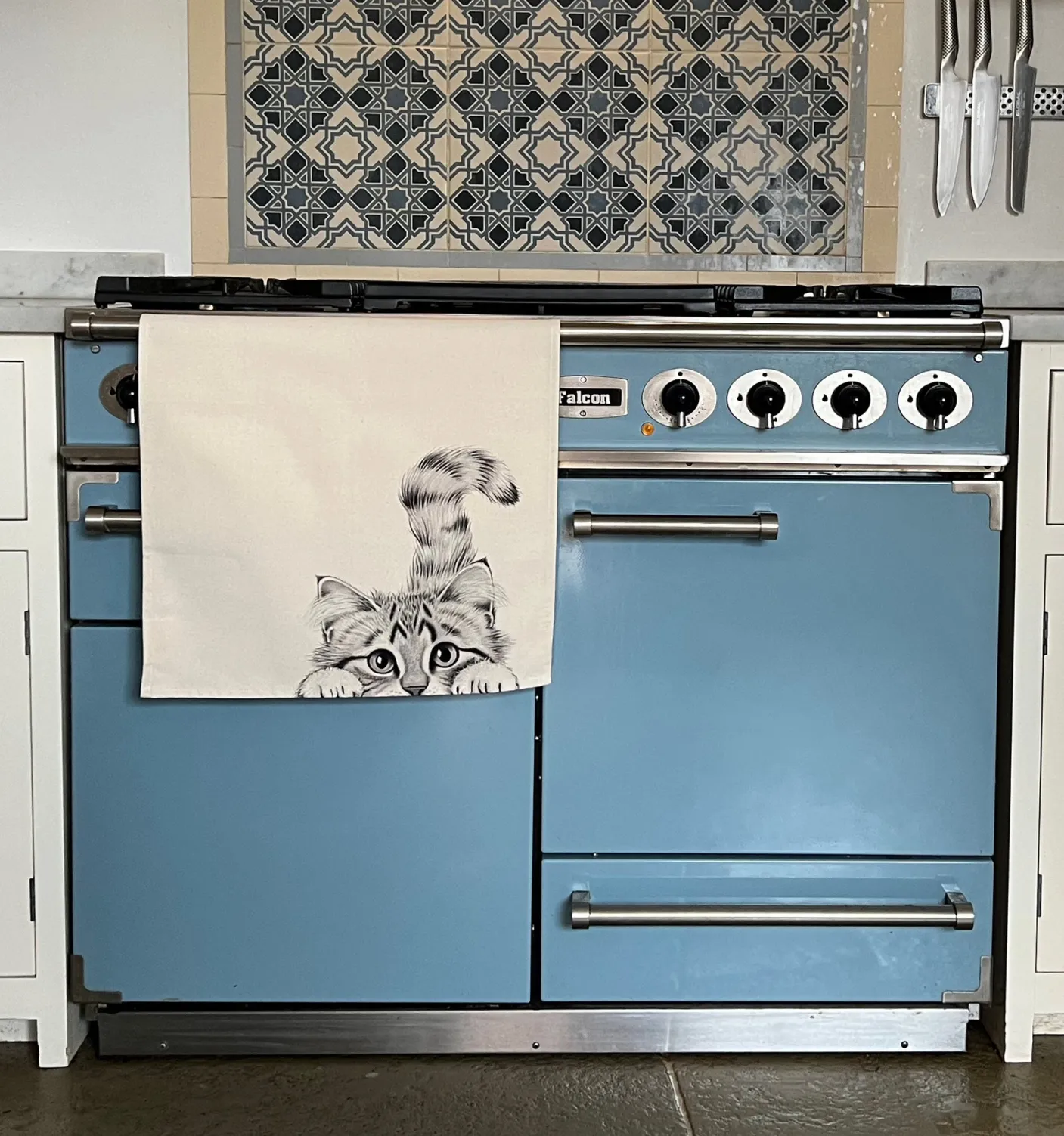 Chester Cat Tea Towel