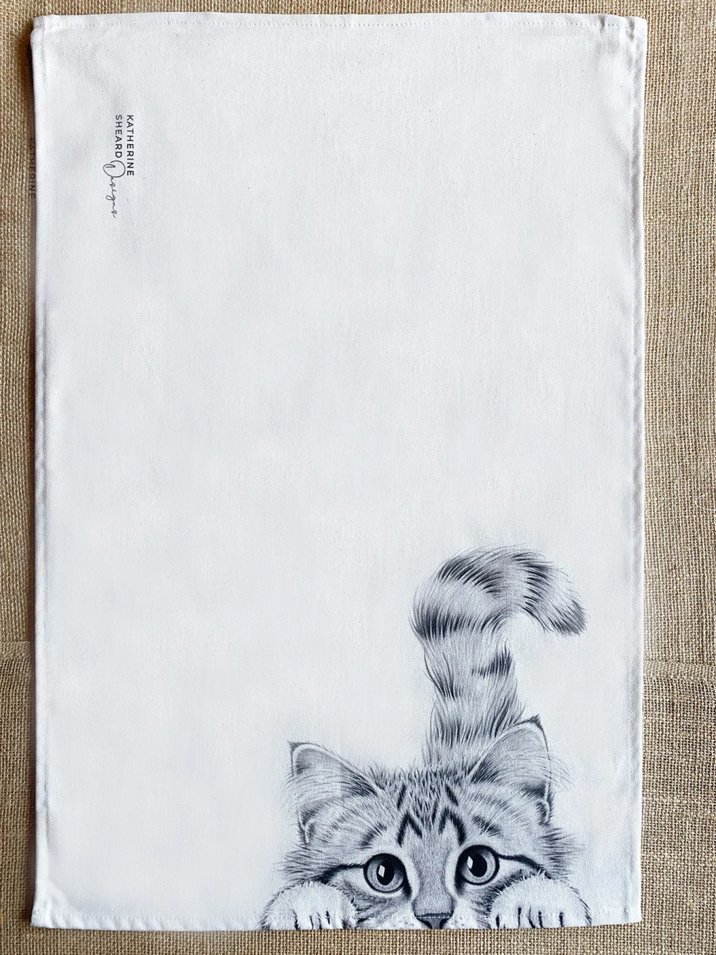 Chester Cat Tea Towel