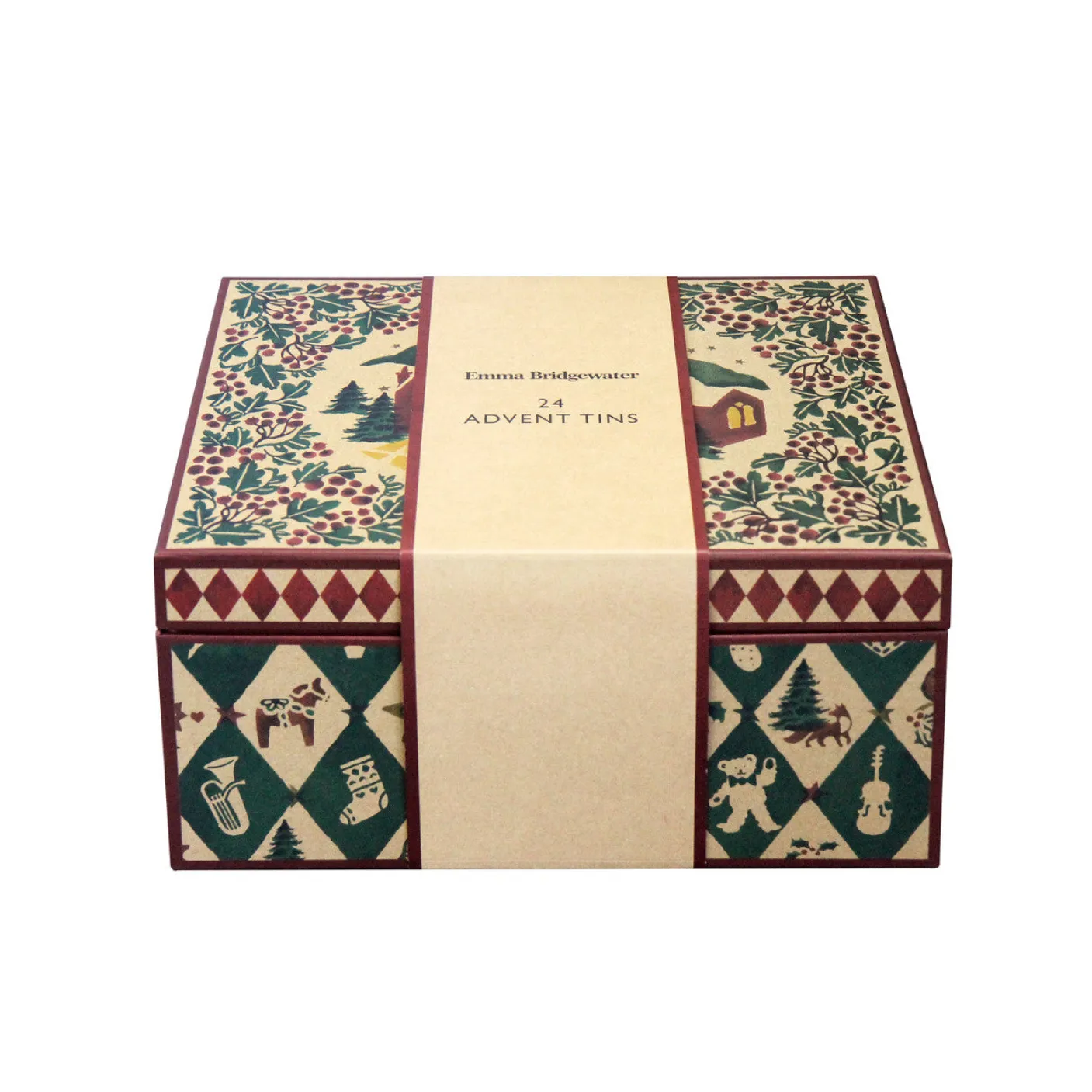 Christmas Joy Advent Tin Calendar