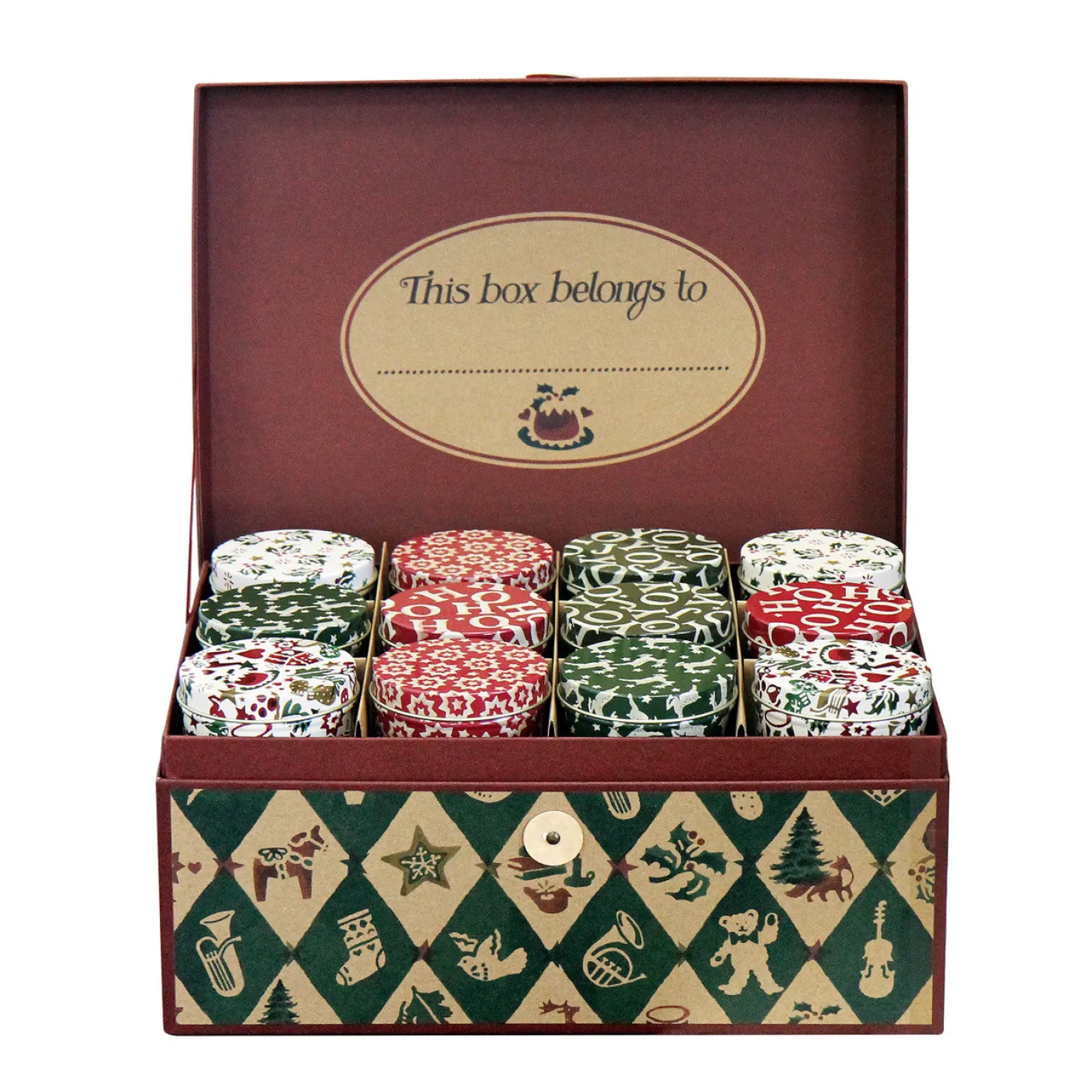 Christmas Joy Advent Tin Calendar