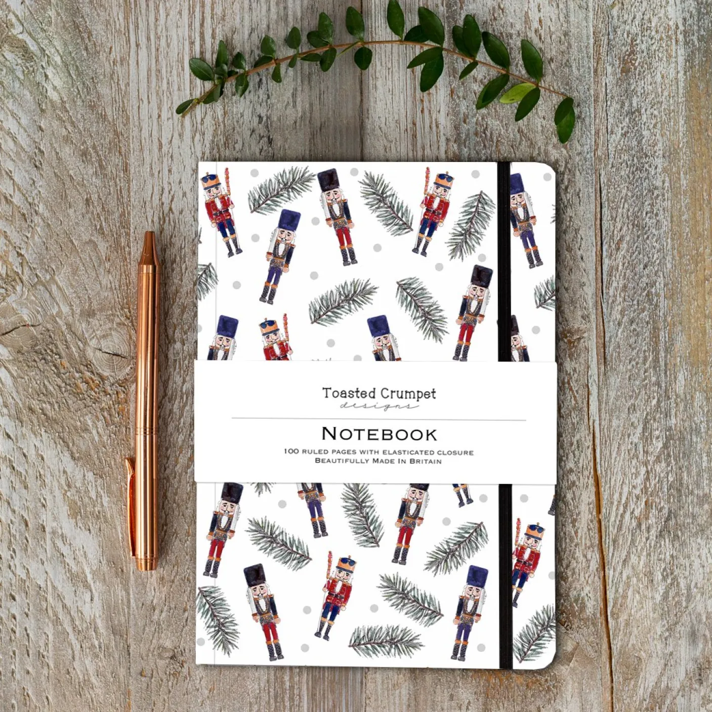 Nutcracker A5 Lined Notebook