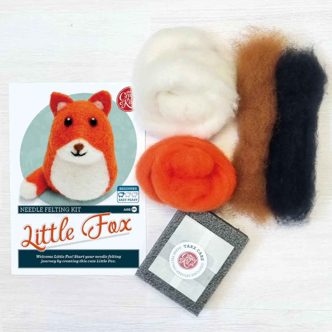 Little Fox Needle Felting Kit