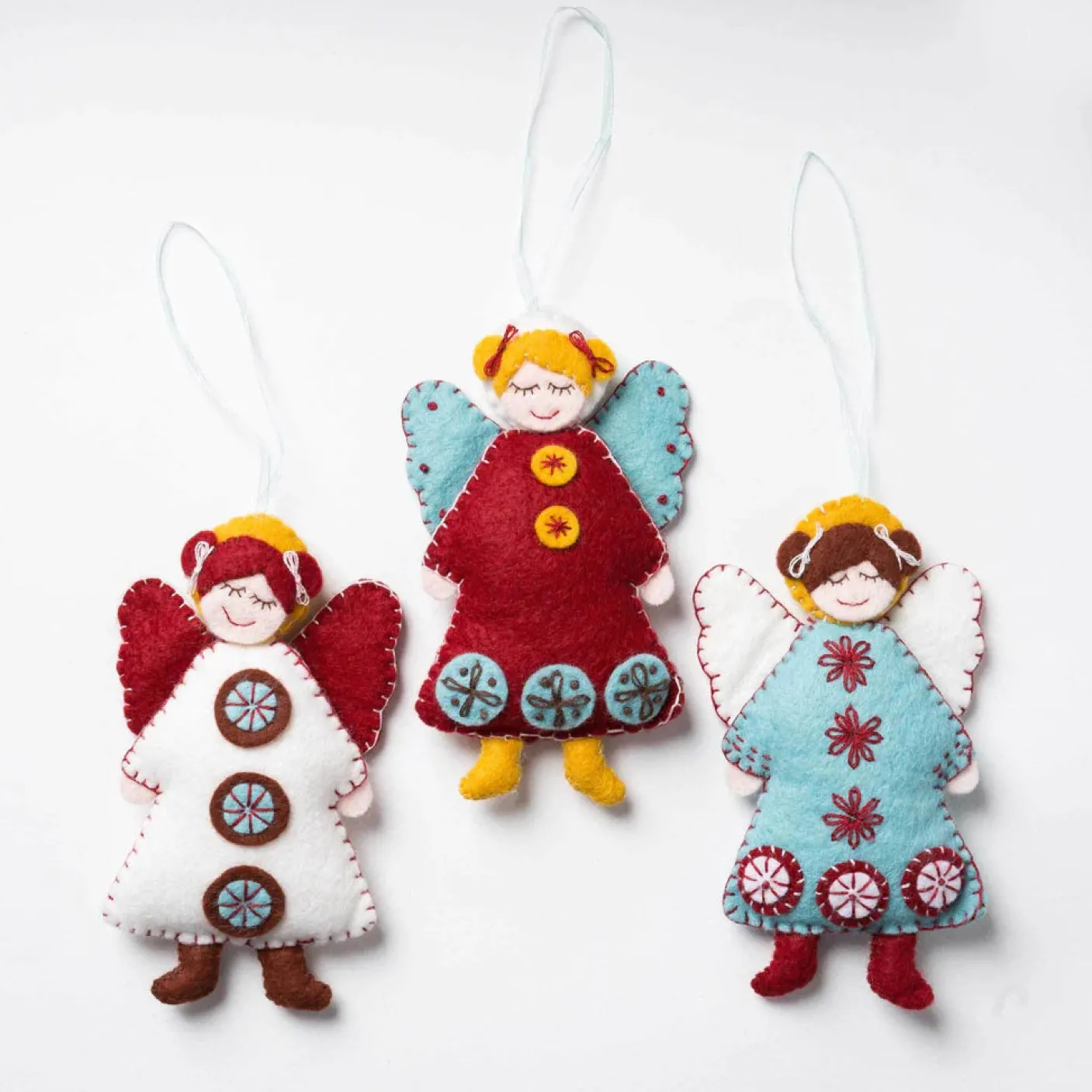 Scandinavian Angels Wool Mix Felt Craft Kit