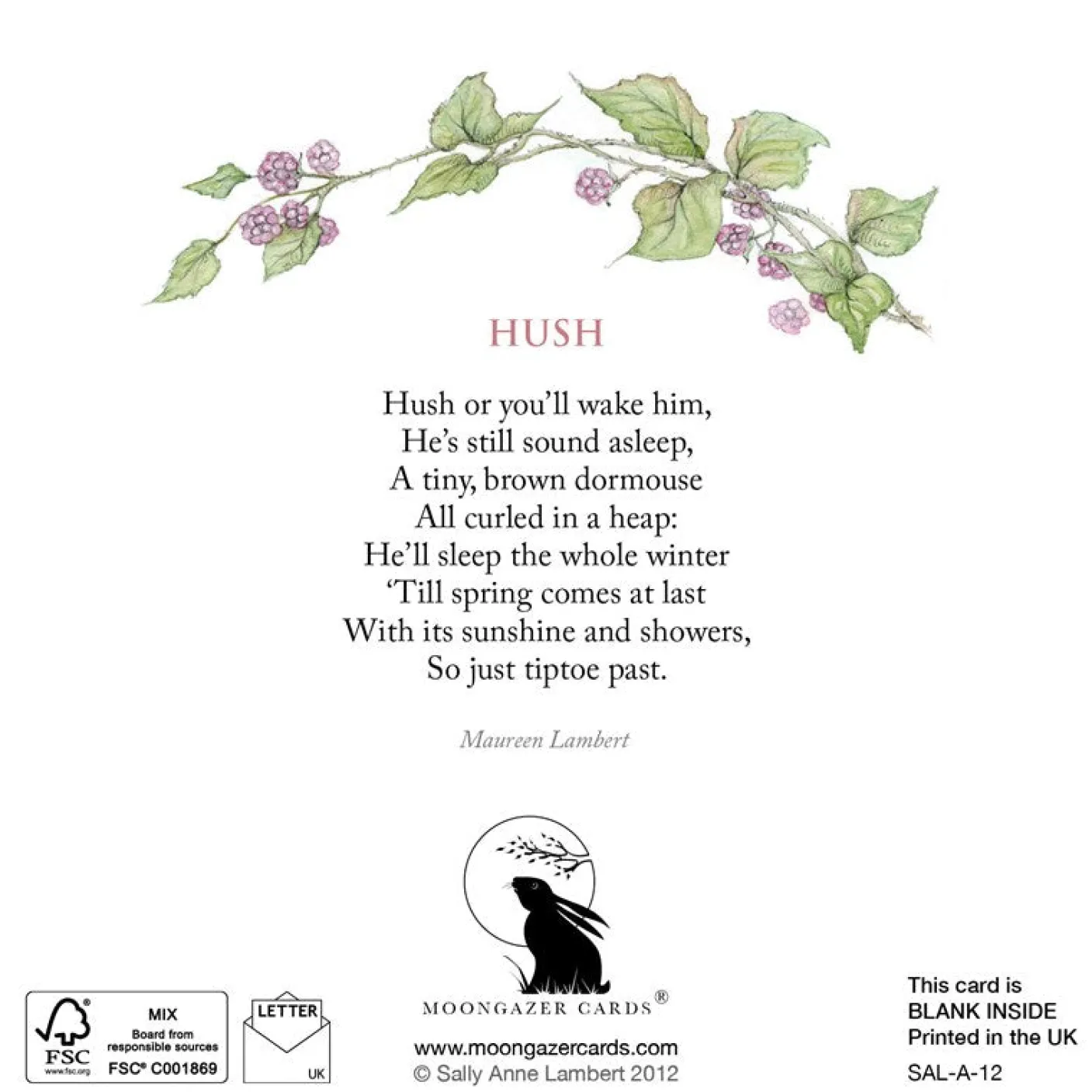 Hush Greeting Card