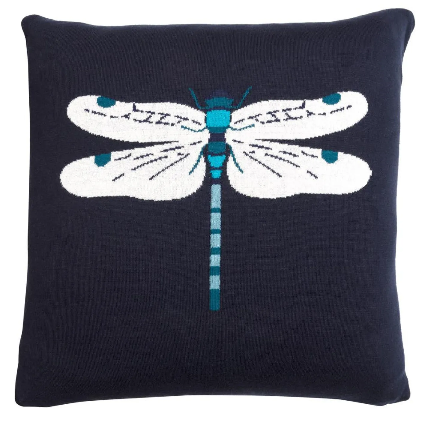 Dragonfly Knitted Statement Pillow