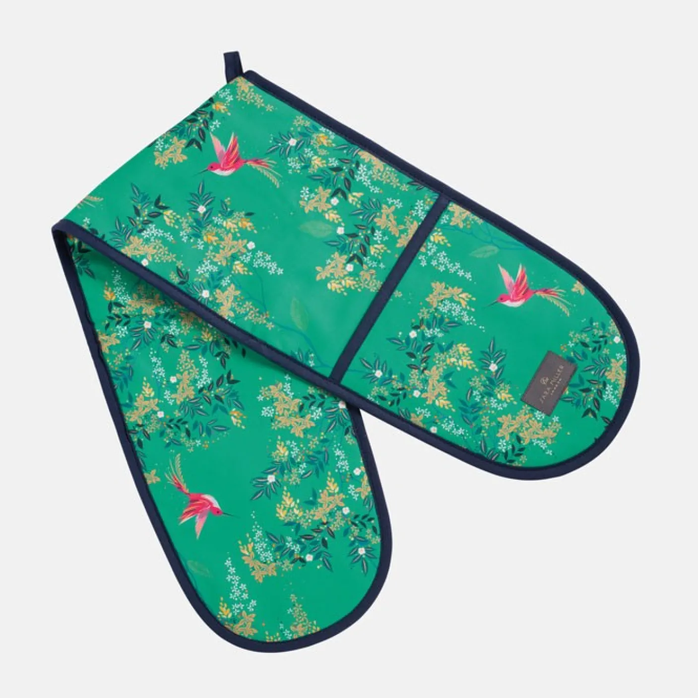 Sara Miller Chelsea Green Birds Double Oven Glove