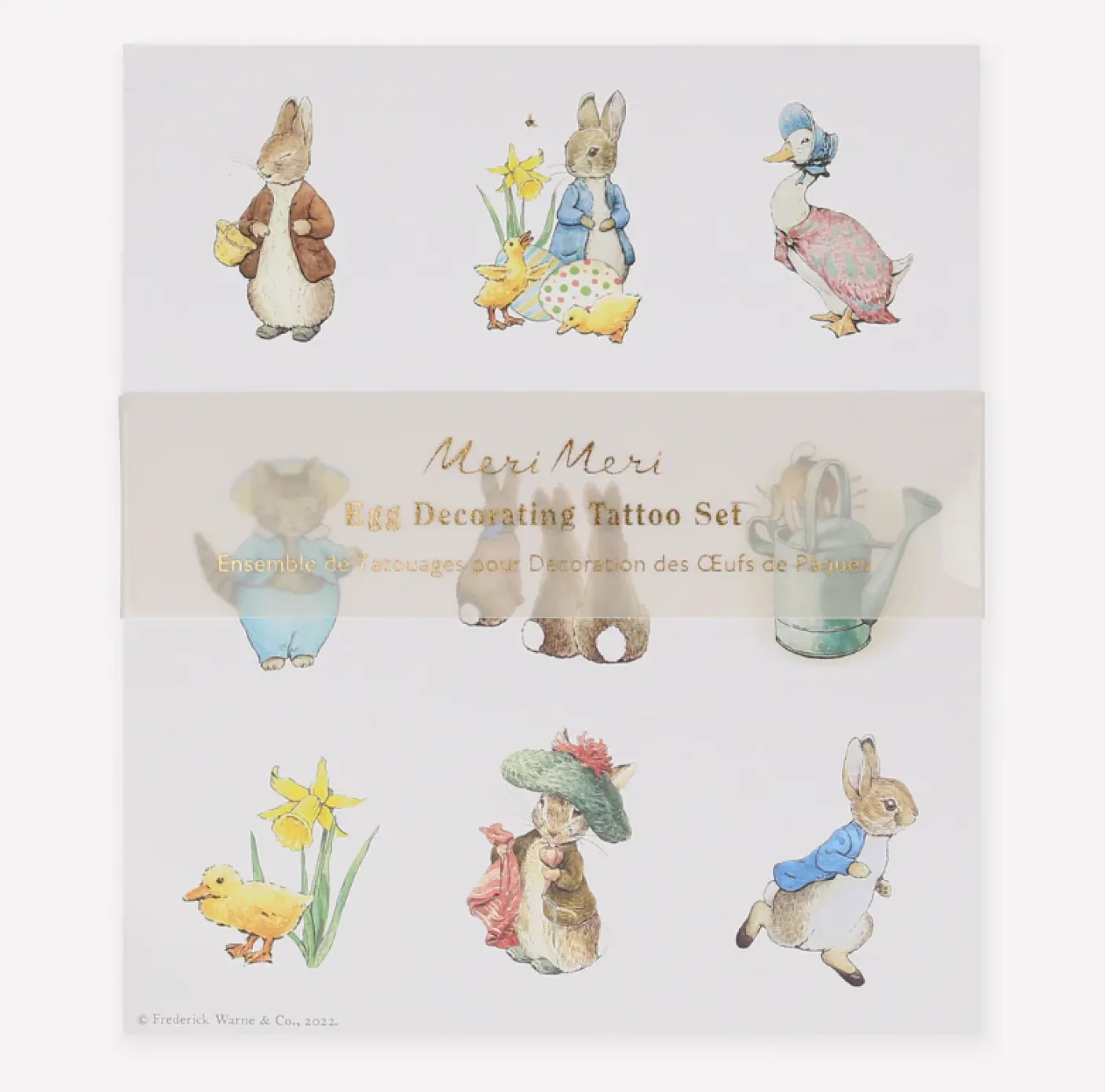 Peter Rabbit In the Garden Egg Decorating Tattoos