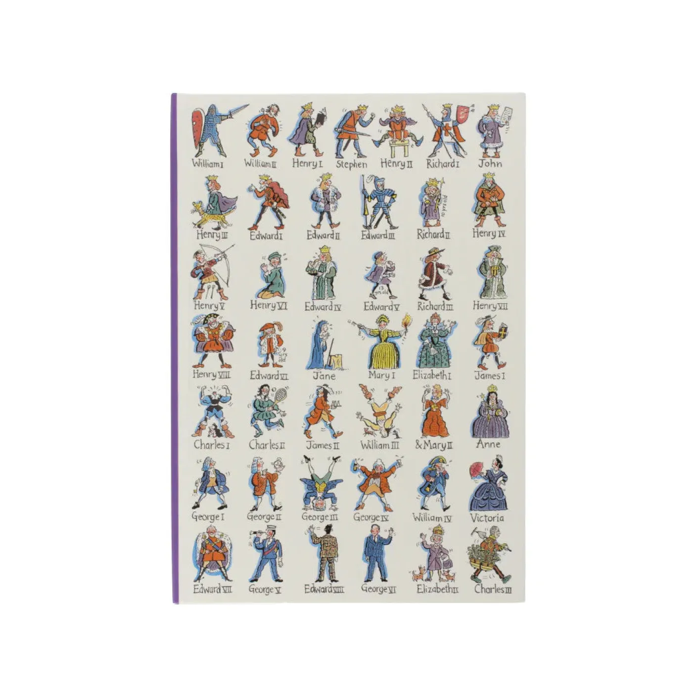 Kings & Queens of England A5 Notebook