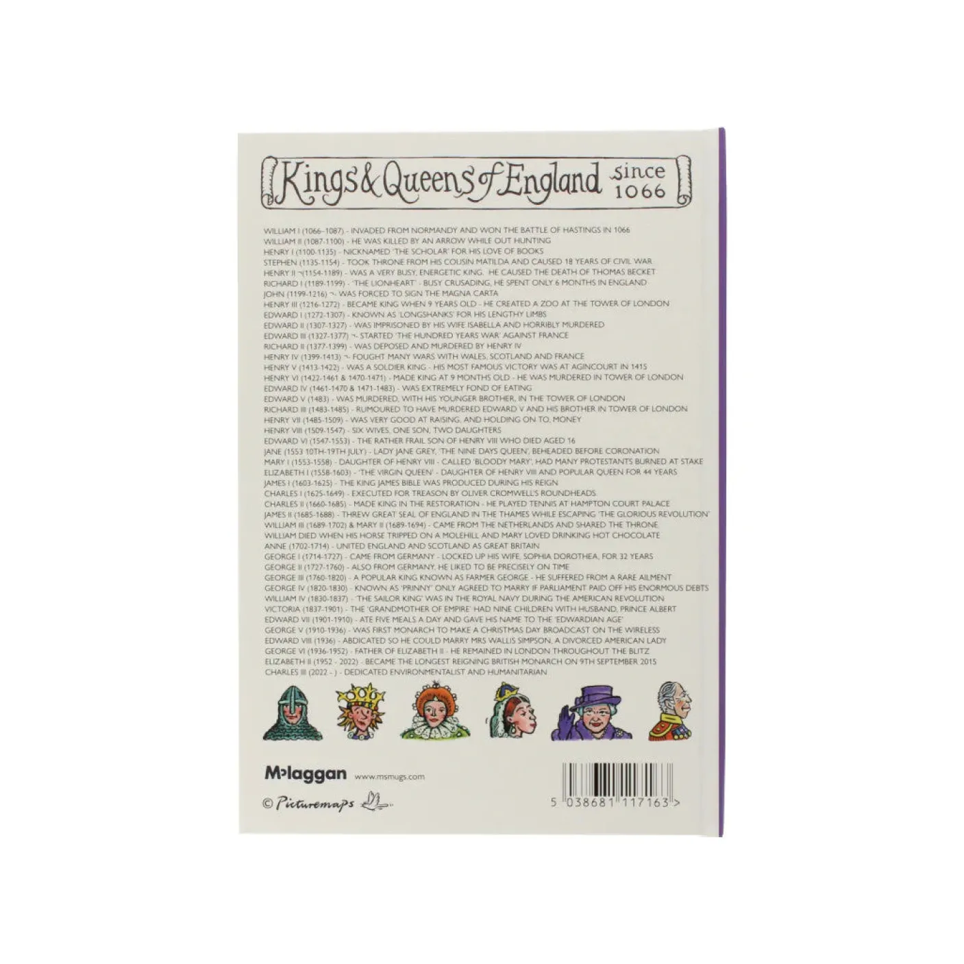 Kings & Queens of England A5 Notebook