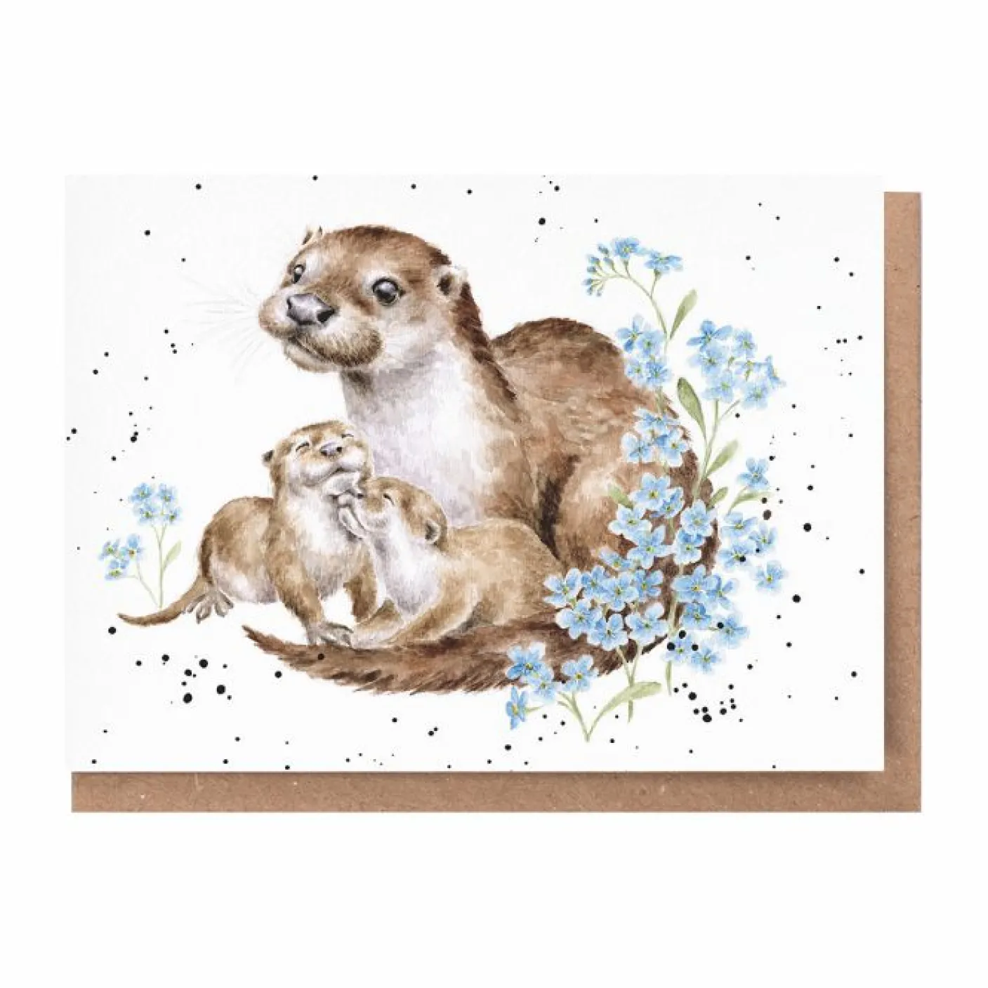 "Otterly Adorable" Otter Greetings Card