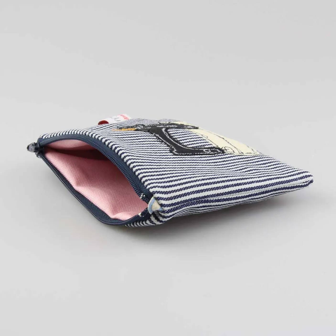 Sewing Embroidered Flat Coin Purse