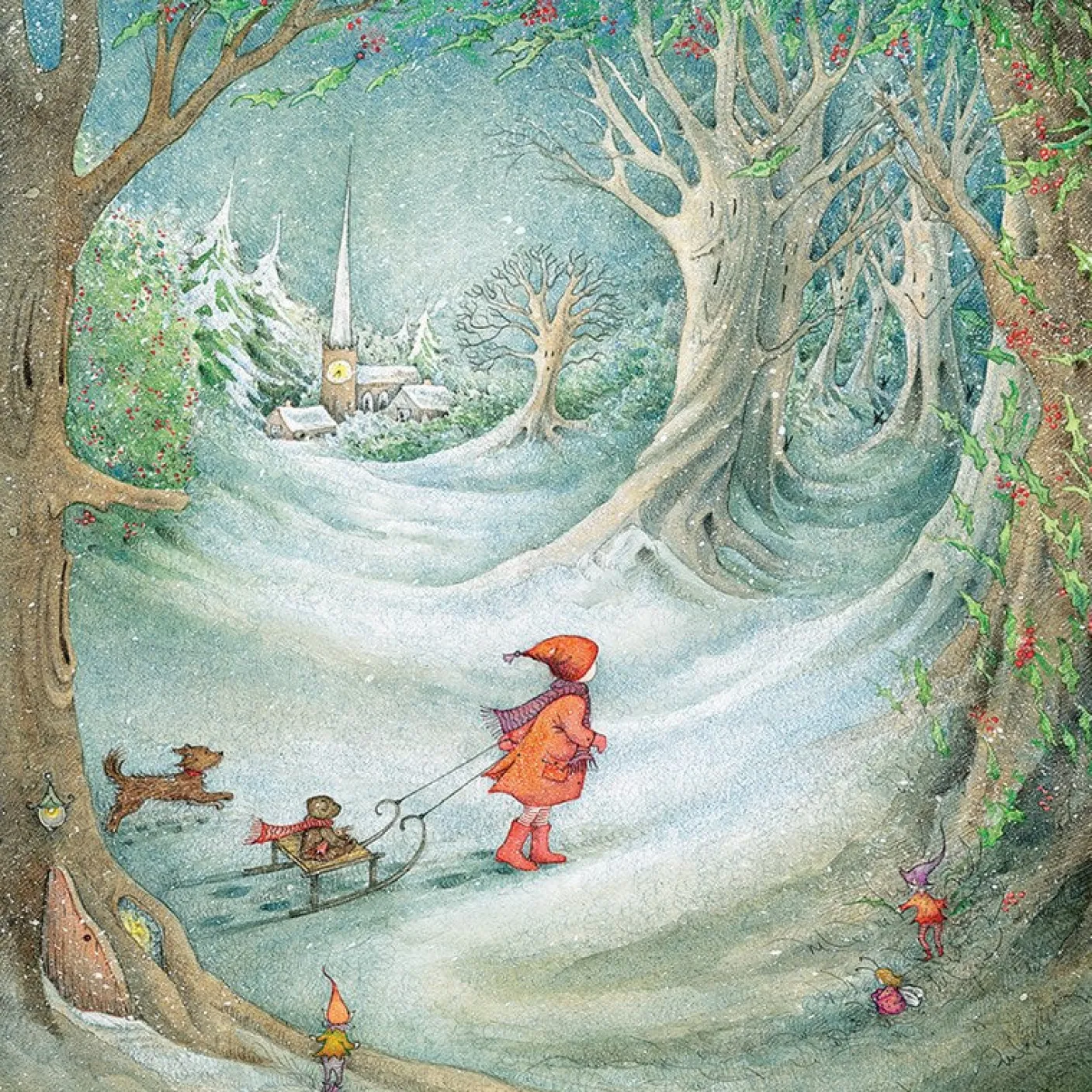 Snowflakes Greeting Card